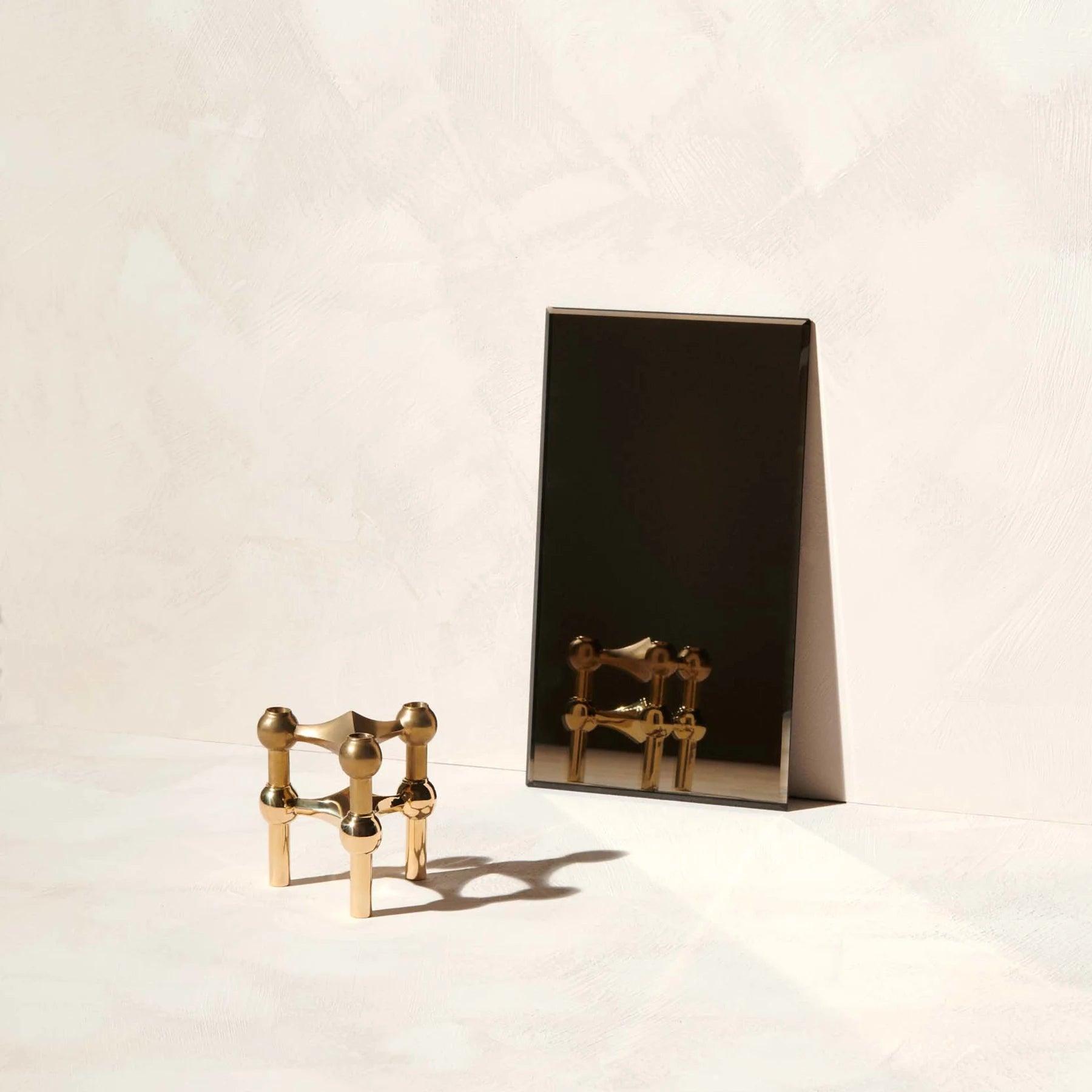 Zestaw świeczników STOFF NAGEL mosiężny Stoff Nagel Eye on Design