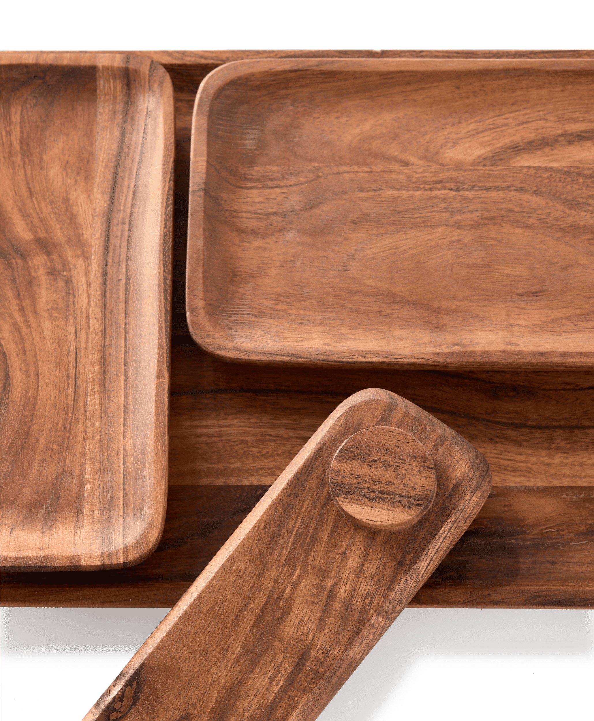 Zestaw tac PLANKI drewniany Pols Potten Eye on Design