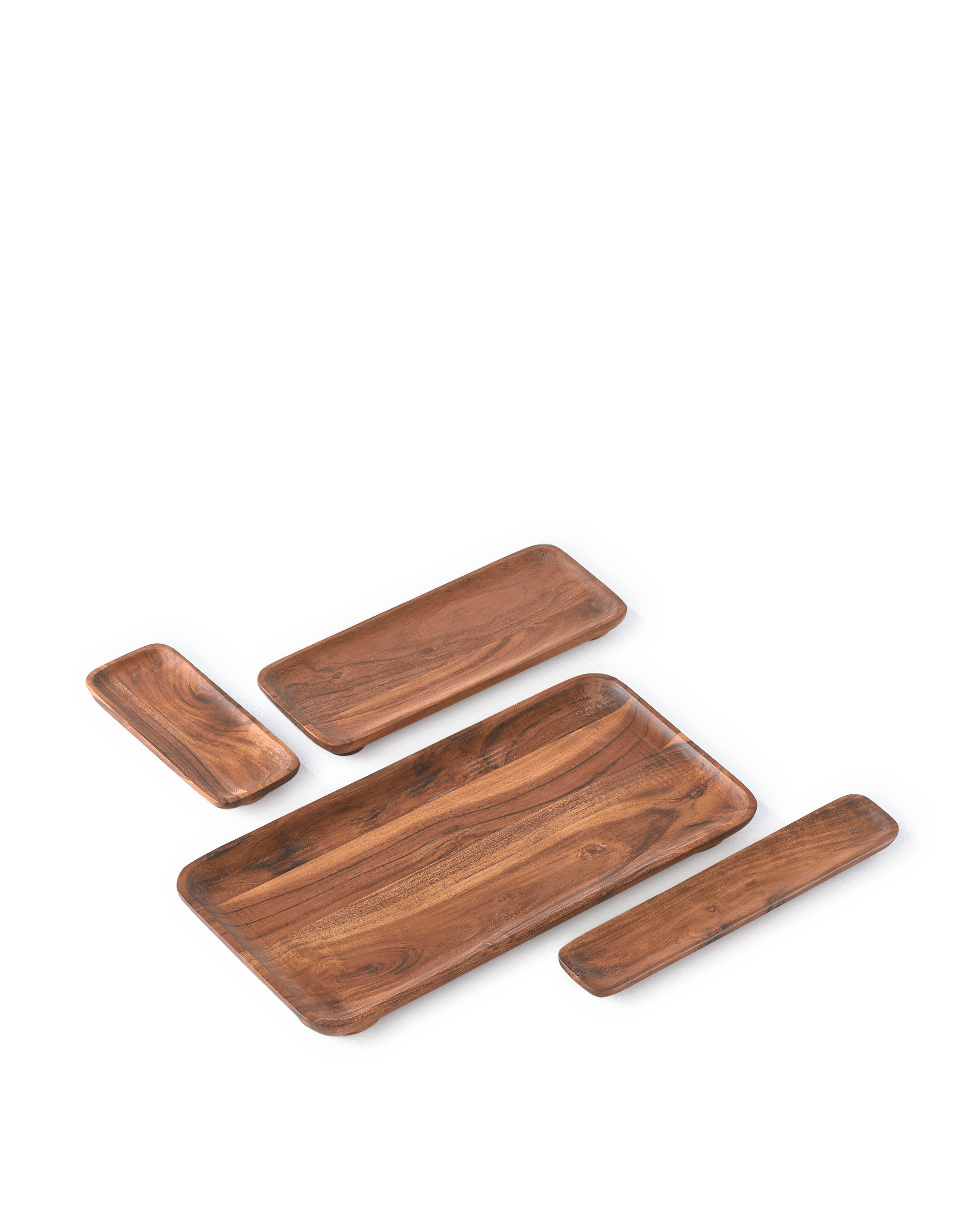 Zestaw tac PLANKI drewniany Pols Potten Eye on Design