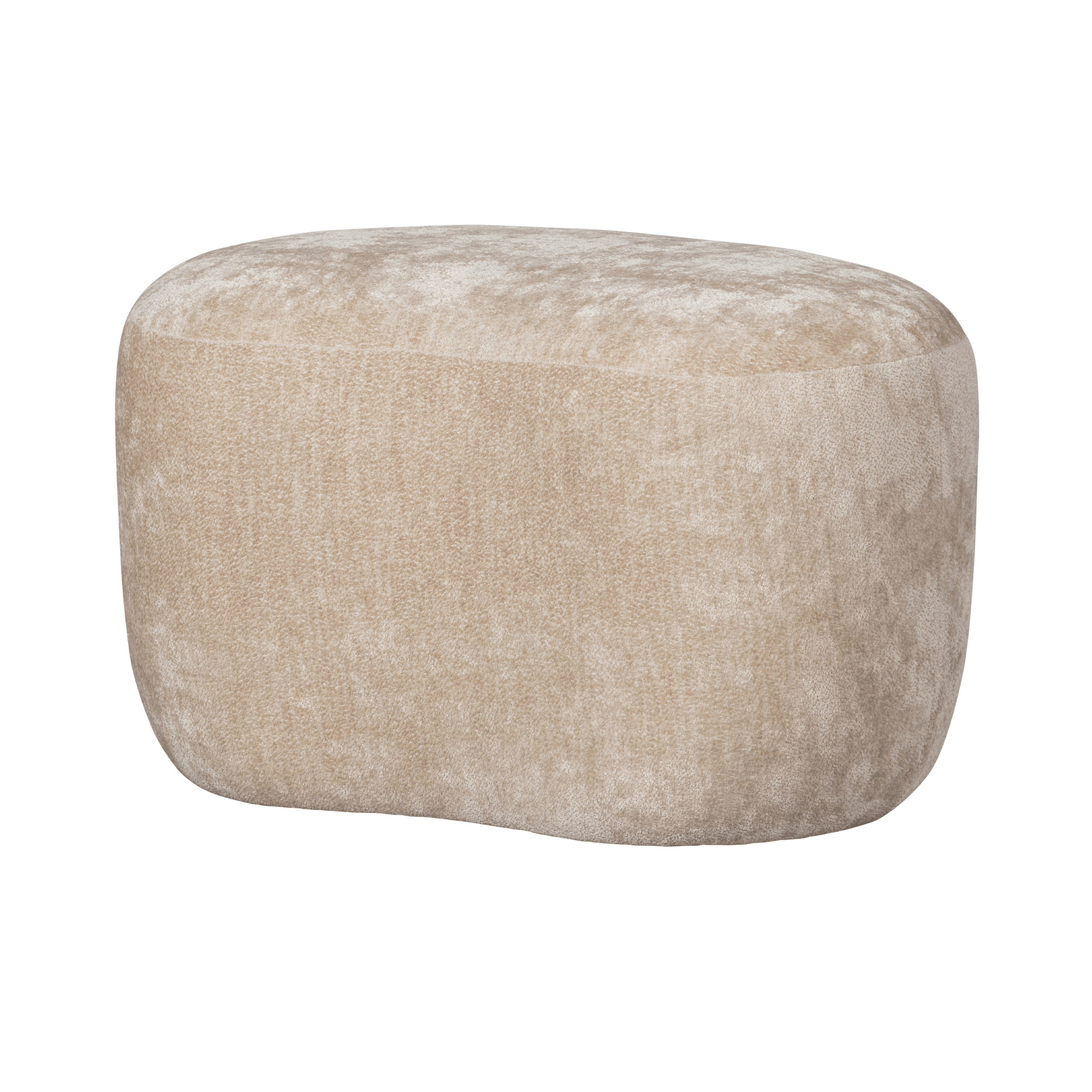 Zestaw wypoczynkowy z fotelem i pufą POPULAR beżowy Be Pure Eye on Design