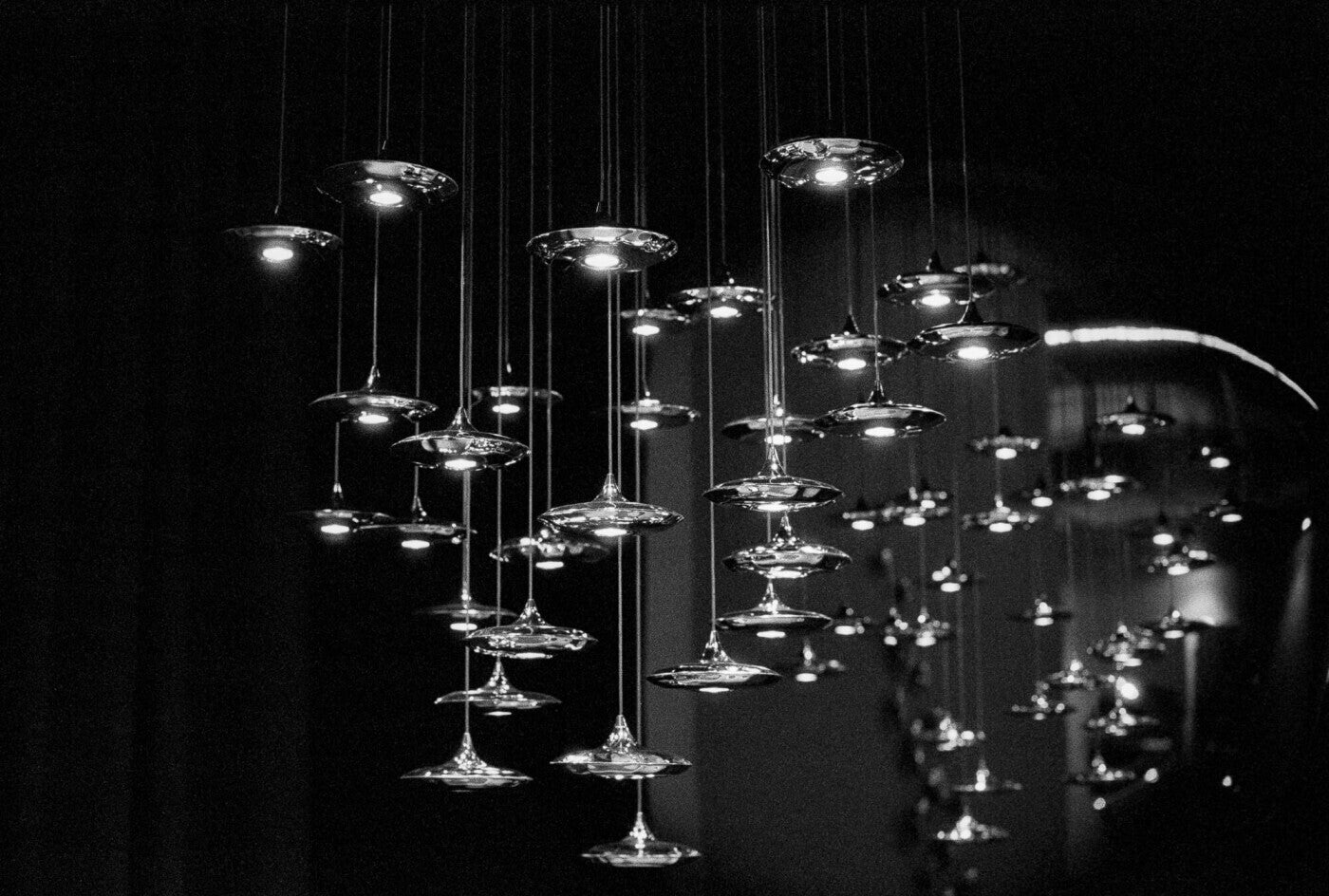 Závěsná lampa LAMPIN inox