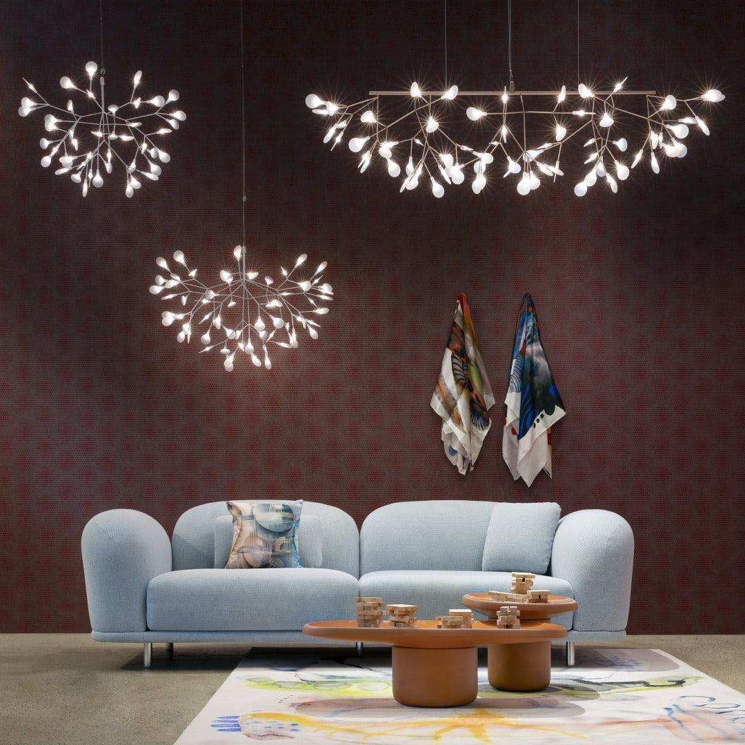Żyrandol HERACLEUM III LINEAR miedziany Moooi Eye on Design