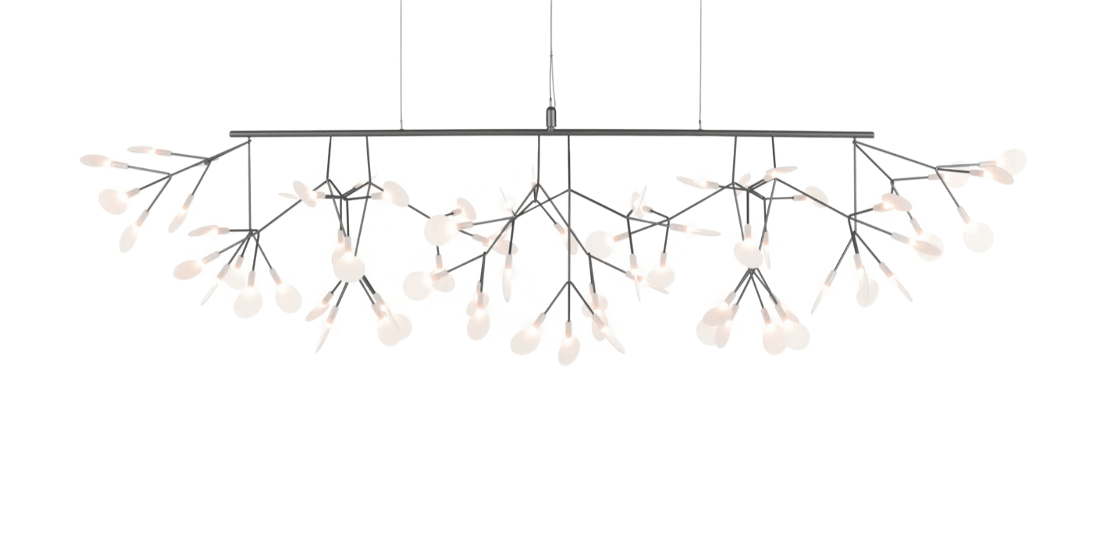 Żyrandol HERACLEUM III LINEAR niklowany Moooi Eye on Design