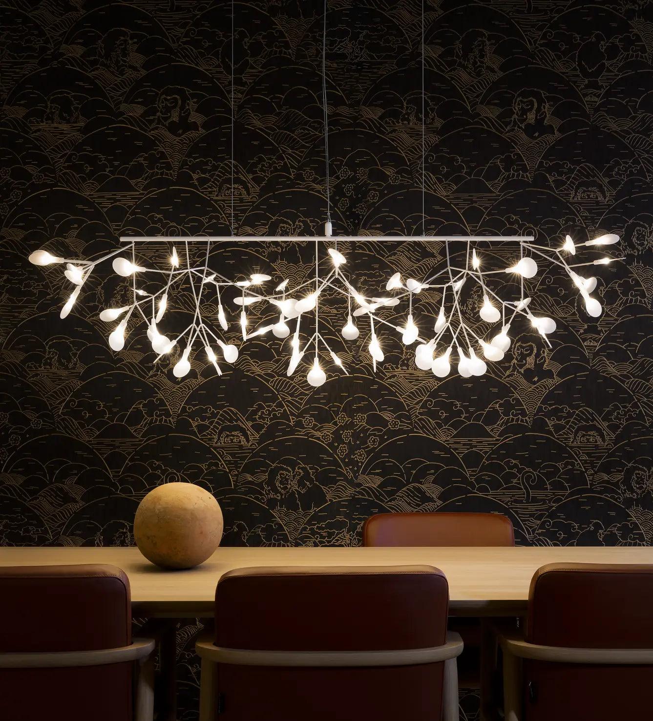 Żyrandol HERACLEUM III LINEAR niklowany Moooi Eye on Design