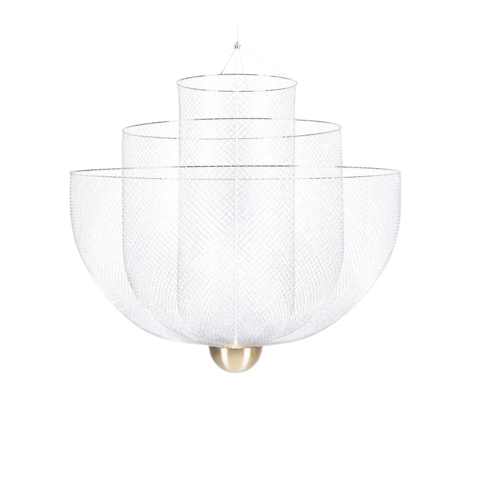 Żyrandol MESHMATICS mosiądz – Moooi