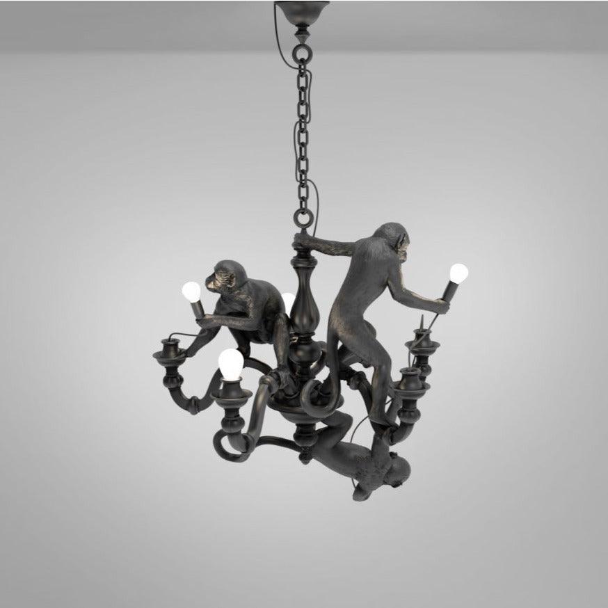 Żyrandol MONKEY czarny Seletti Eye on Design