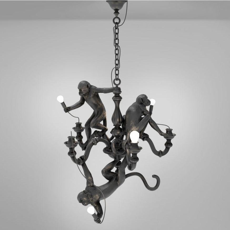 Żyrandol MONKEY czarny Seletti Eye on Design
