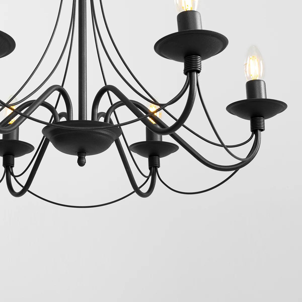 Żyrandol ROSE czarny Artera Eye on Design