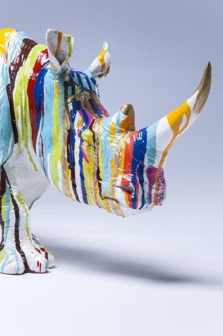 Figurka dekoracyjna RHINOCEROS wielokolorowy Kare Design Eye on Design