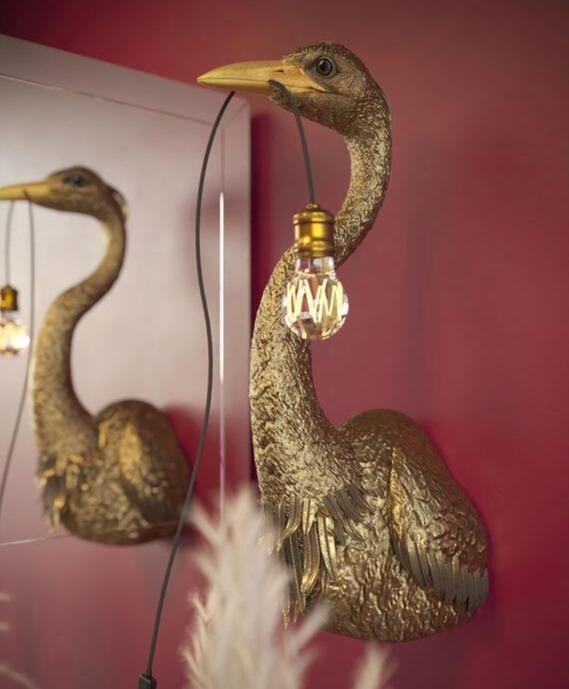 Lampa ścienna HERON złoty Kare Design Eye on Design