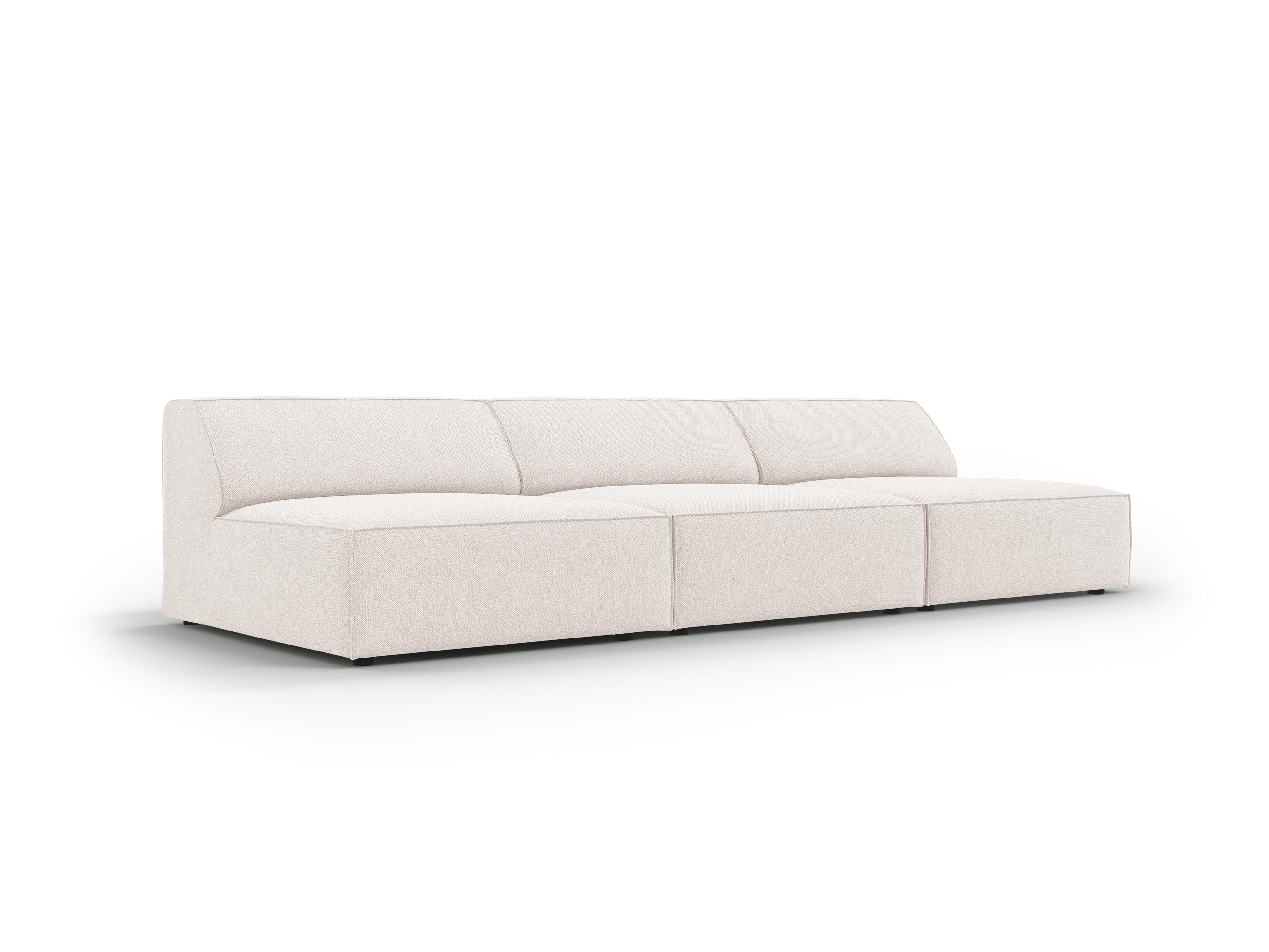 Sofa 3-osobowa otwarta JODIE jasnobeżowy Micadoni Eye on Design