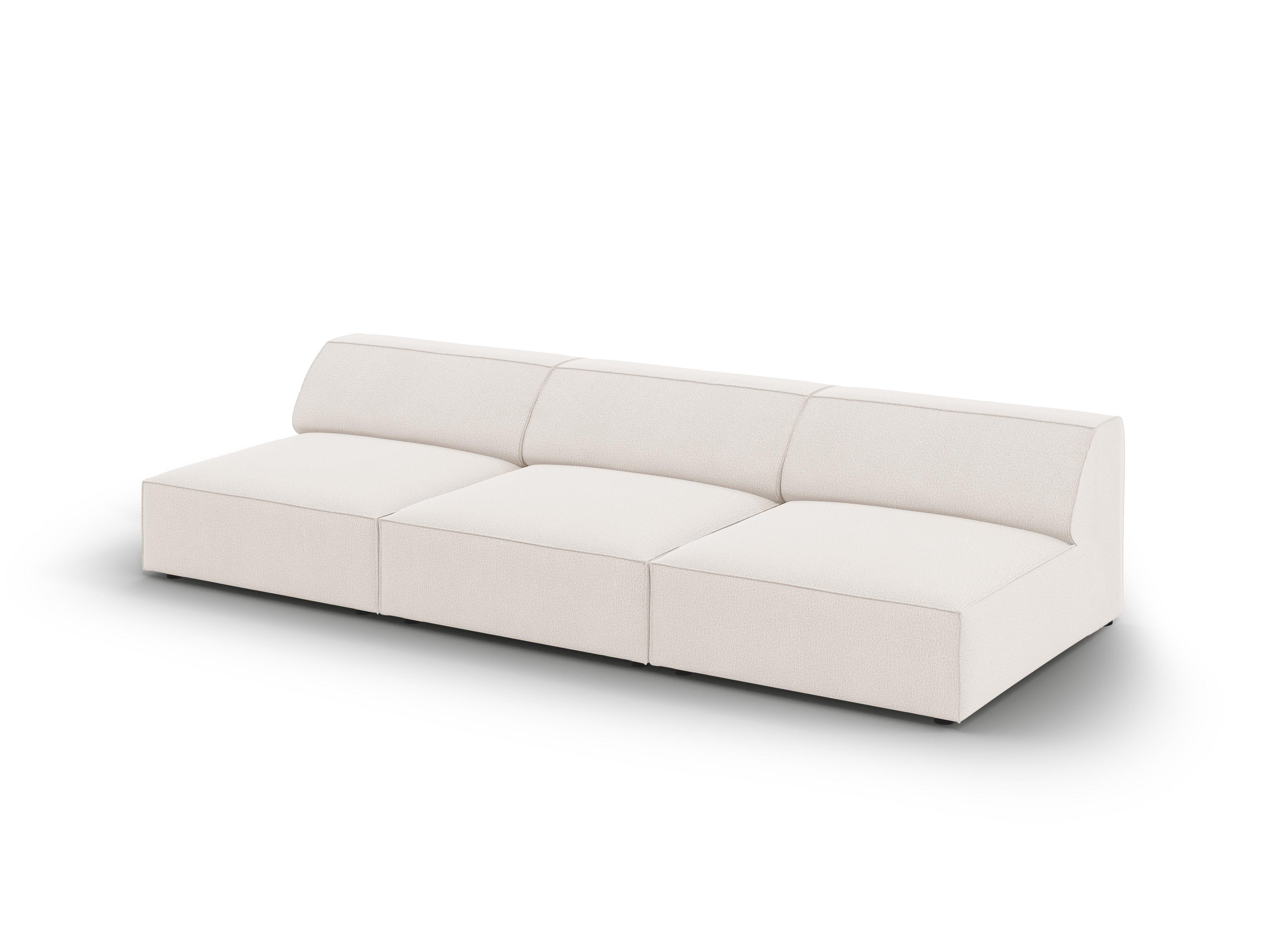Sofa 3-osobowa otwarta JODIE jasnobeżowy Micadoni Eye on Design