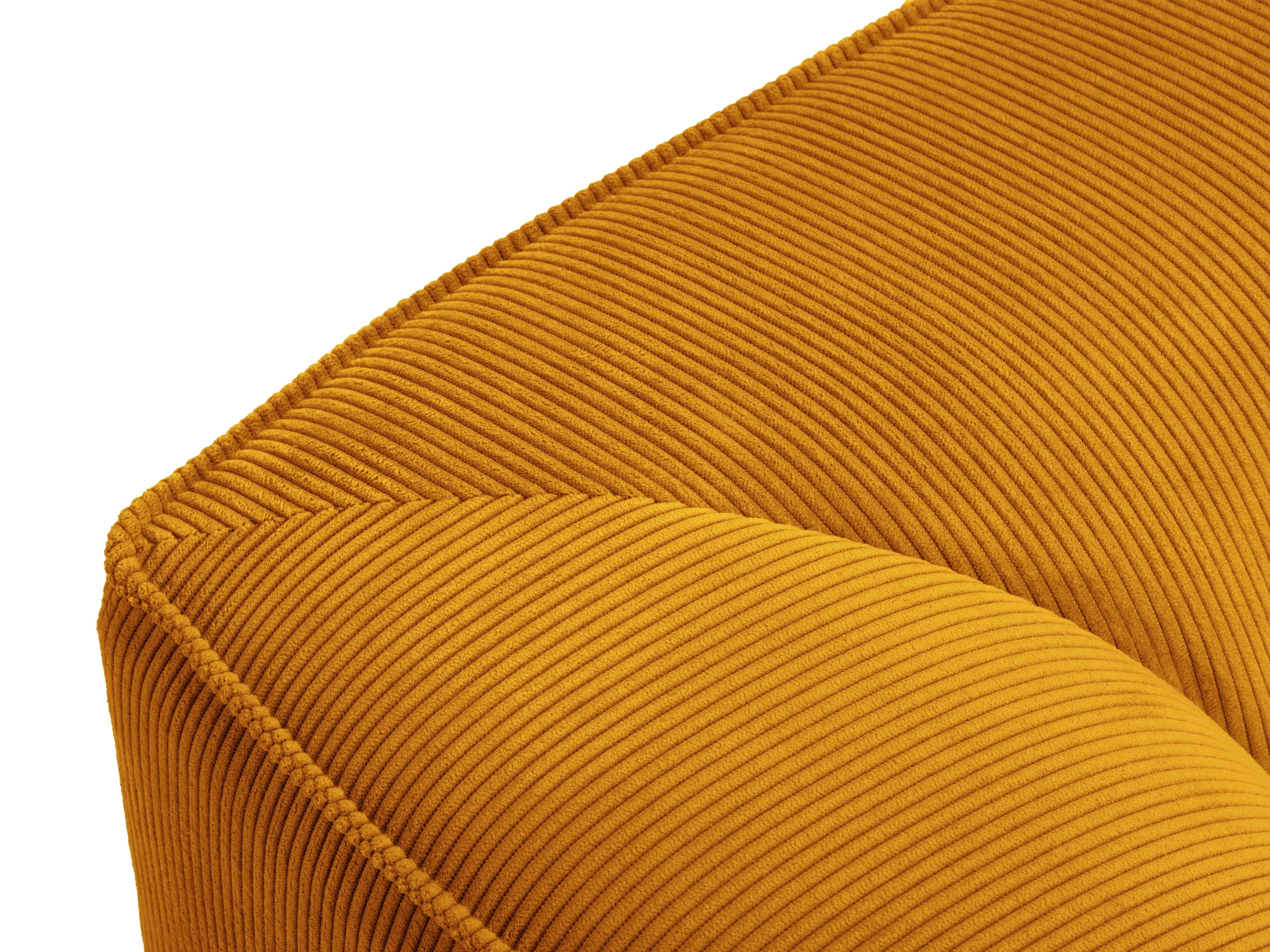 Sofa sztruksowa RUBY żółty Micadoni Eye on Design