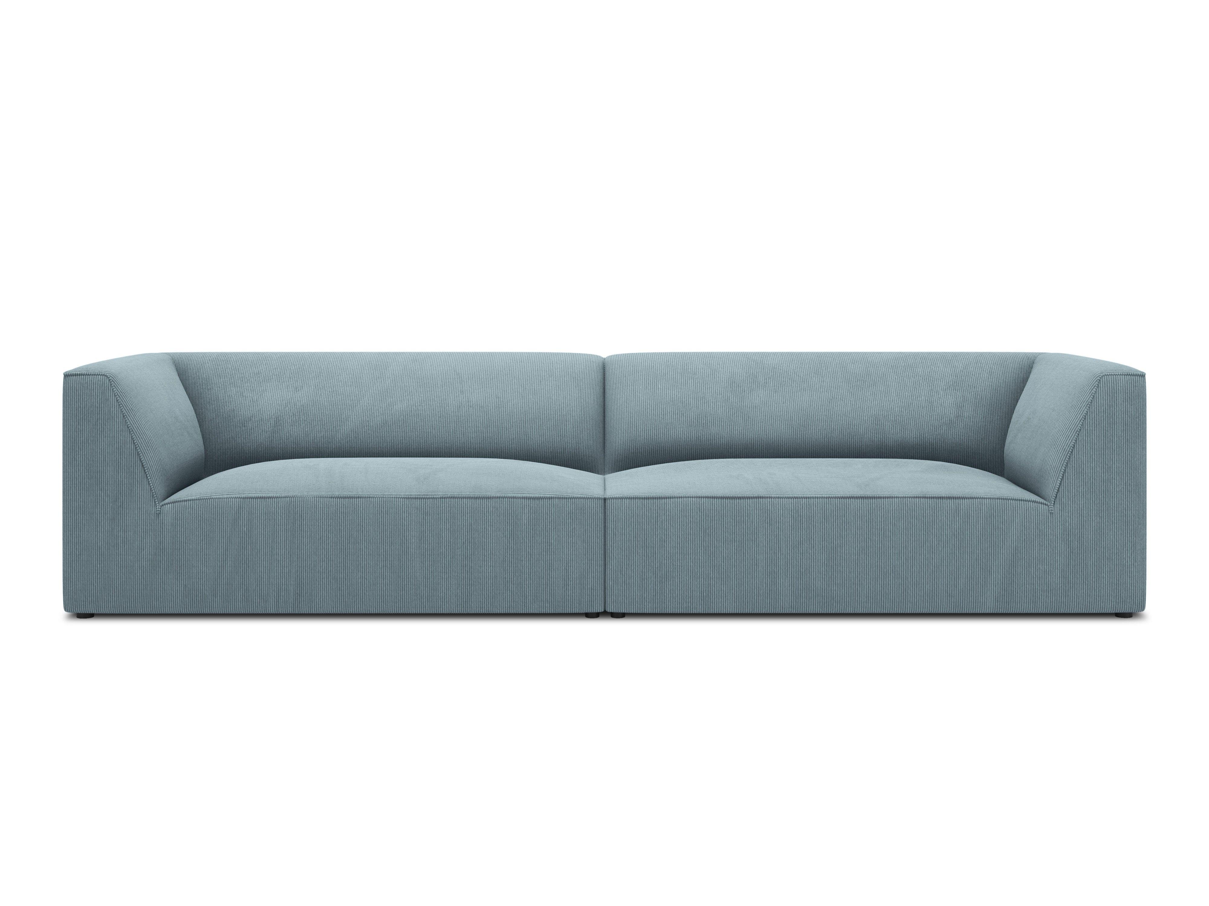 Sofa sztruksowa RUBY jasnoniebieski Micadoni Eye on Design