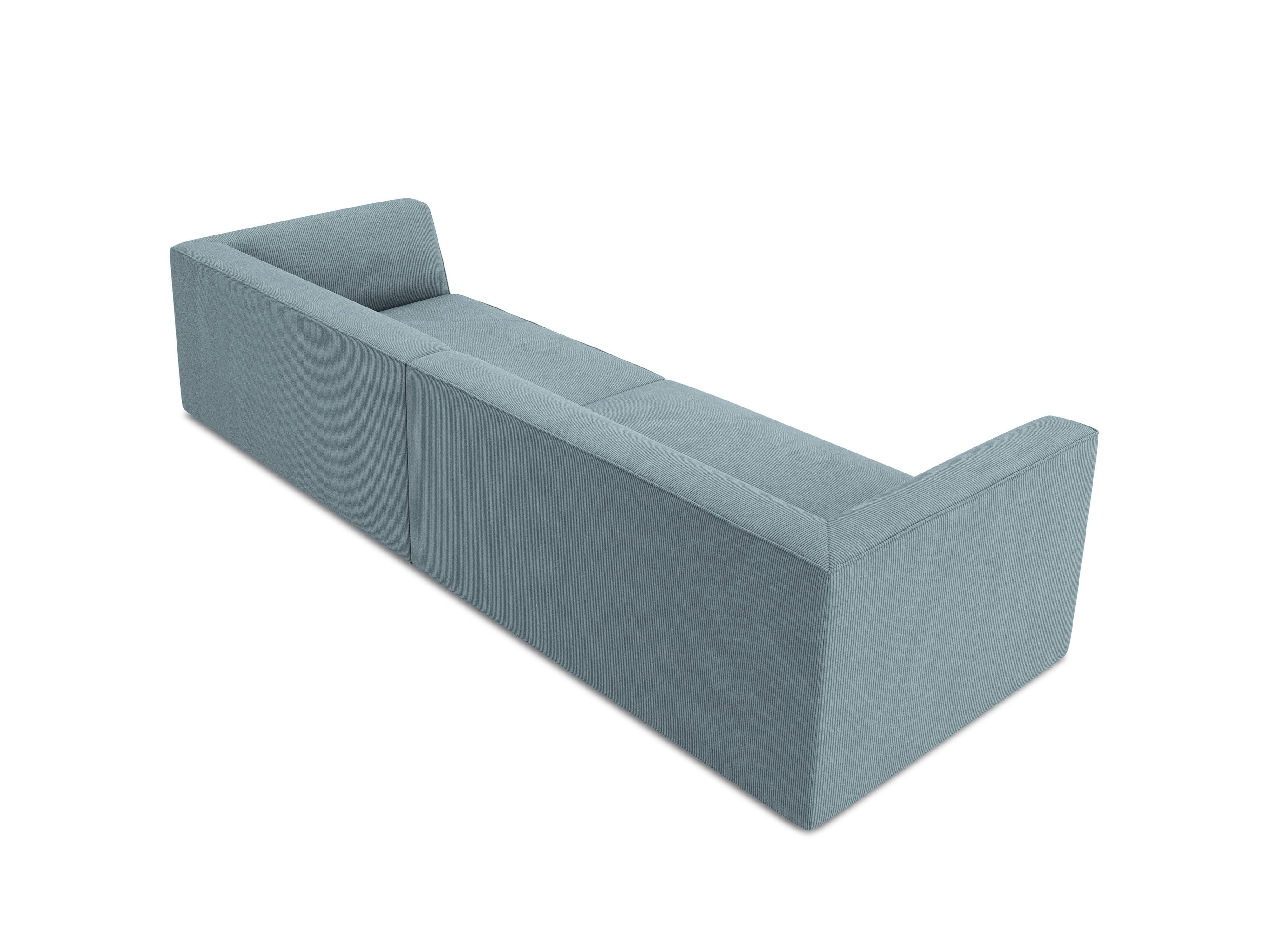 Sofa sztruksowa RUBY jasnoniebieski Micadoni Eye on Design