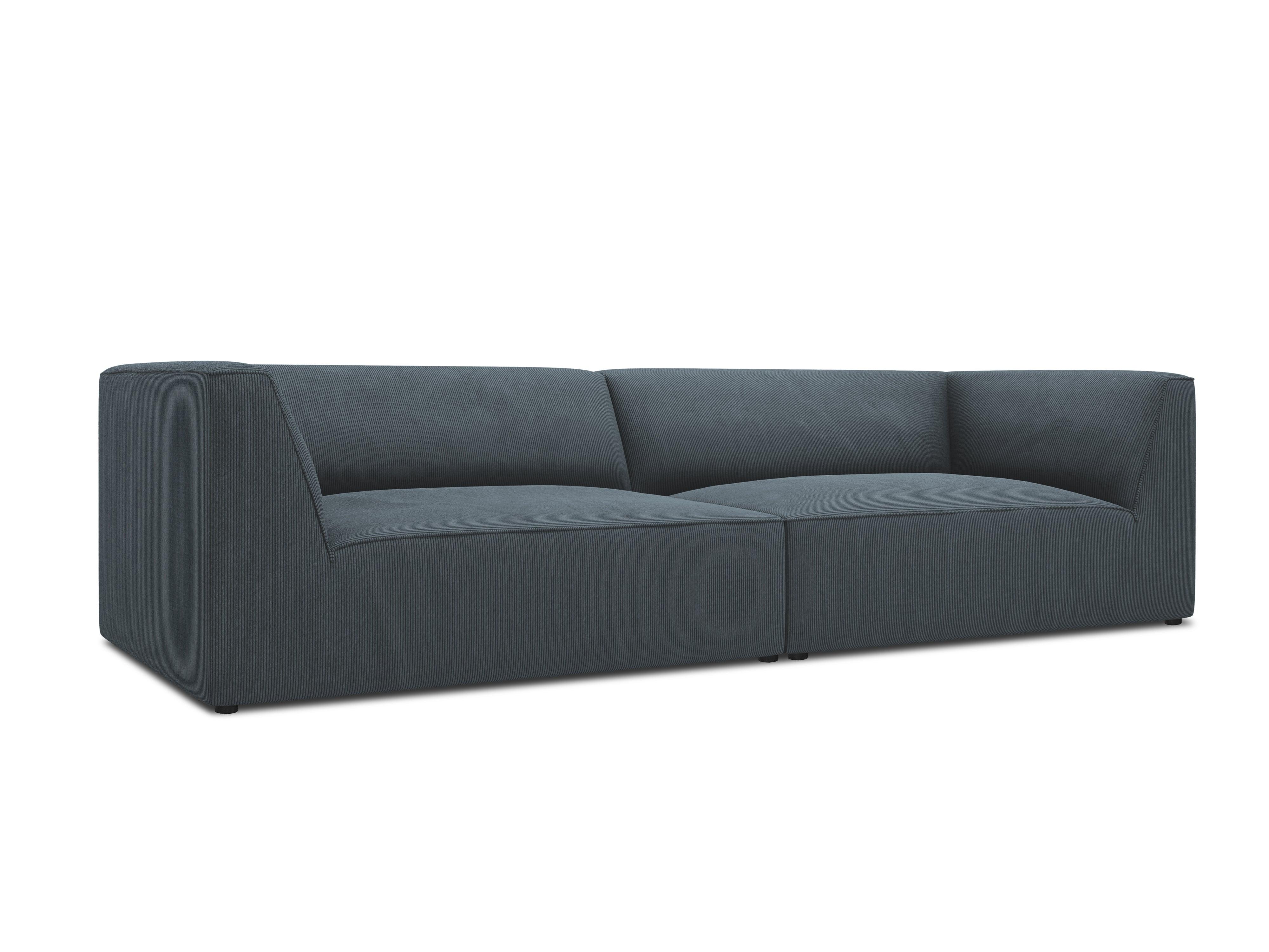 Sofa sztruksowa RUBY niebieski Micadoni Eye on Design