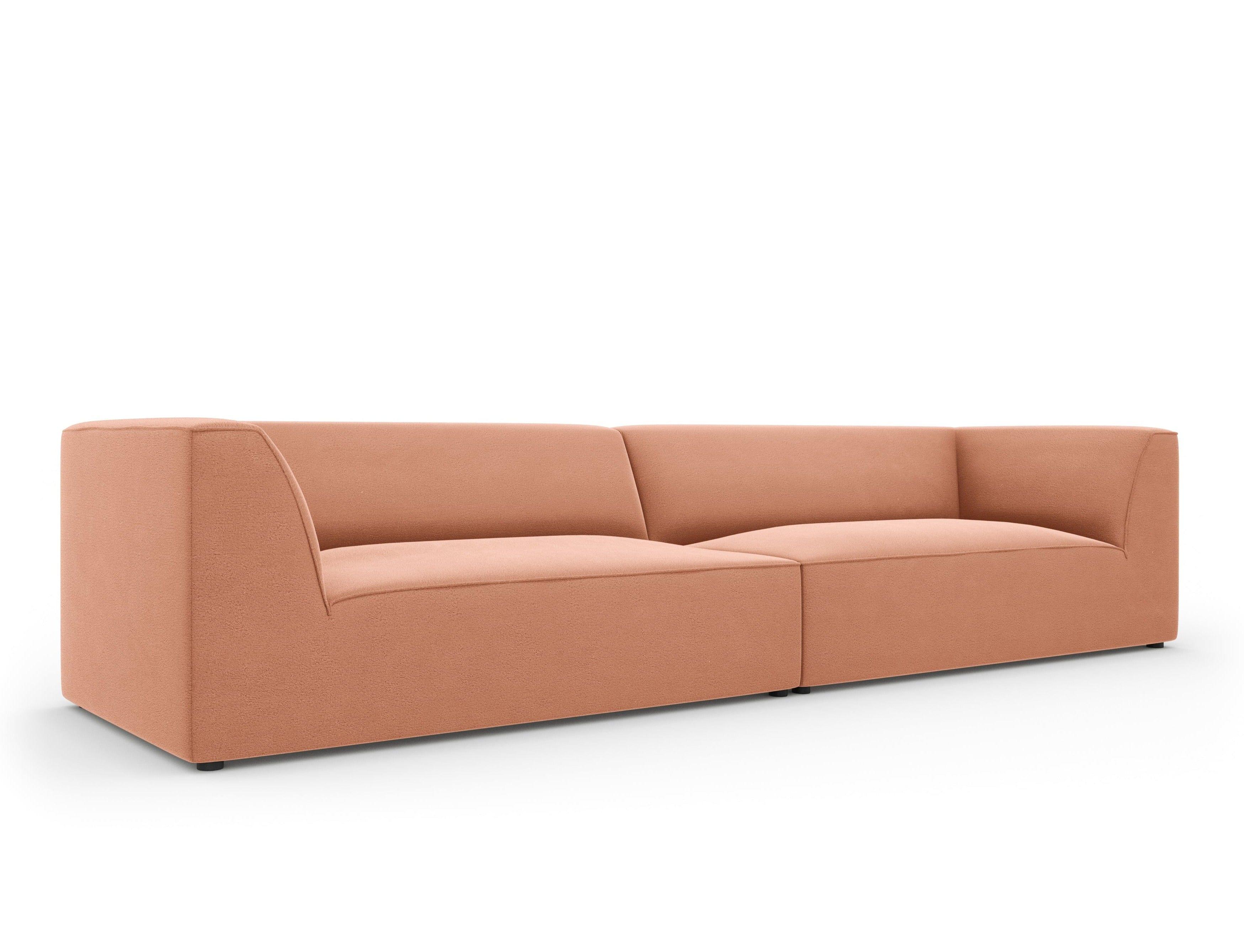 Sofa aksamitna RUBY łososiowy Micadoni Eye on Design