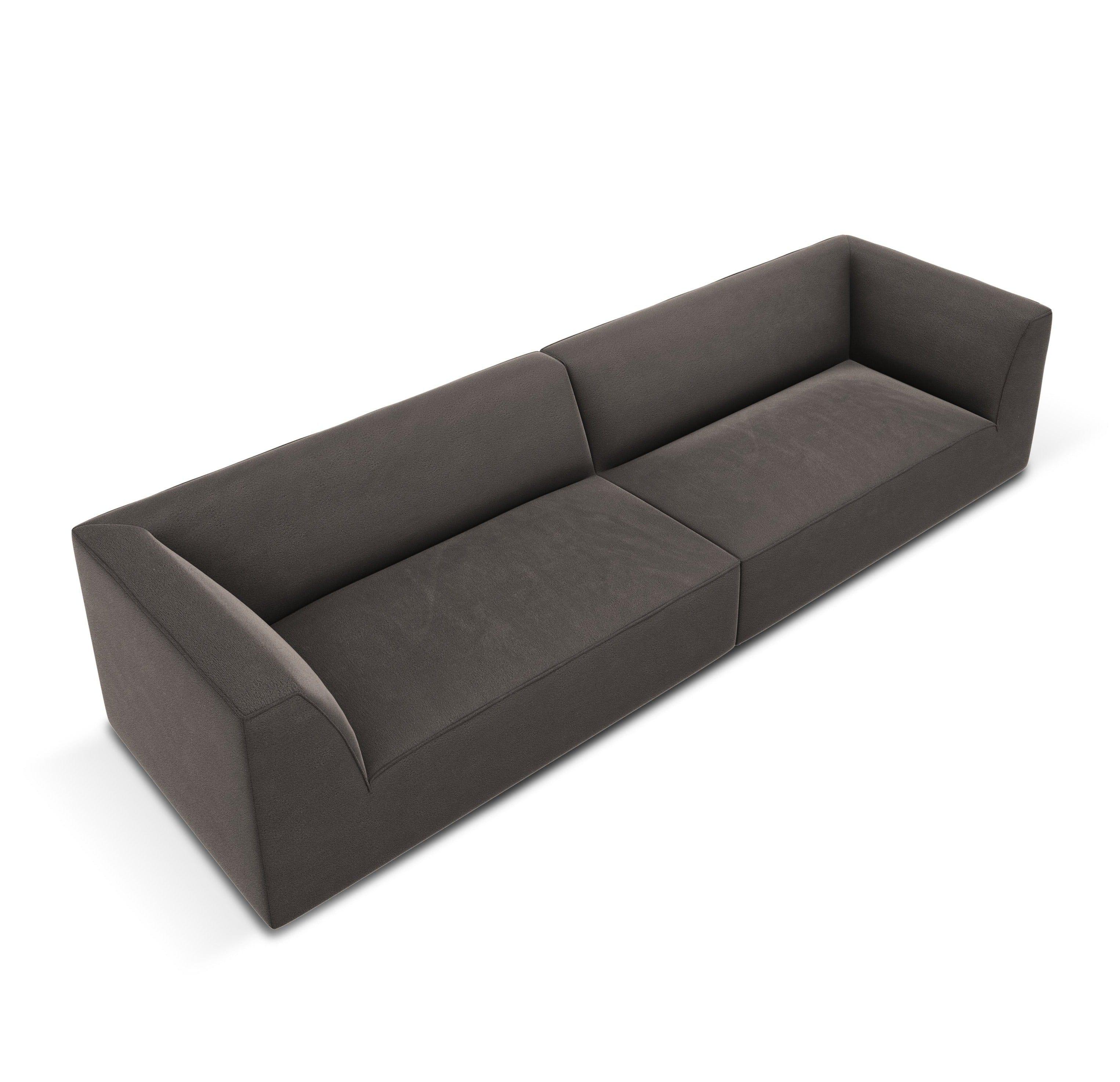 Sofa aksamitna RUBY ciemnoszary Micadoni Eye on Design