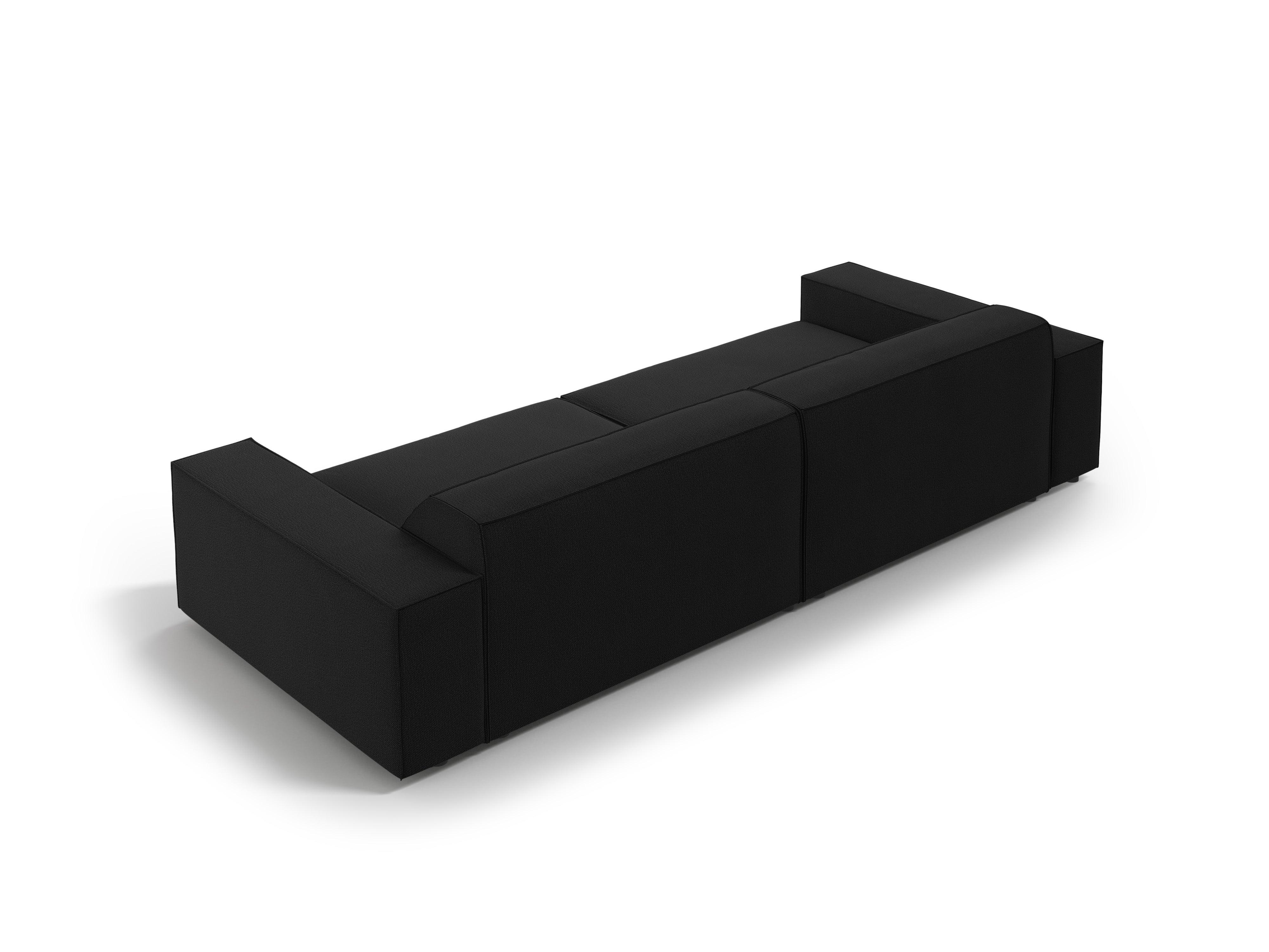 Sofa 4-osobowa JODIE czarny Micadoni Eye on Design