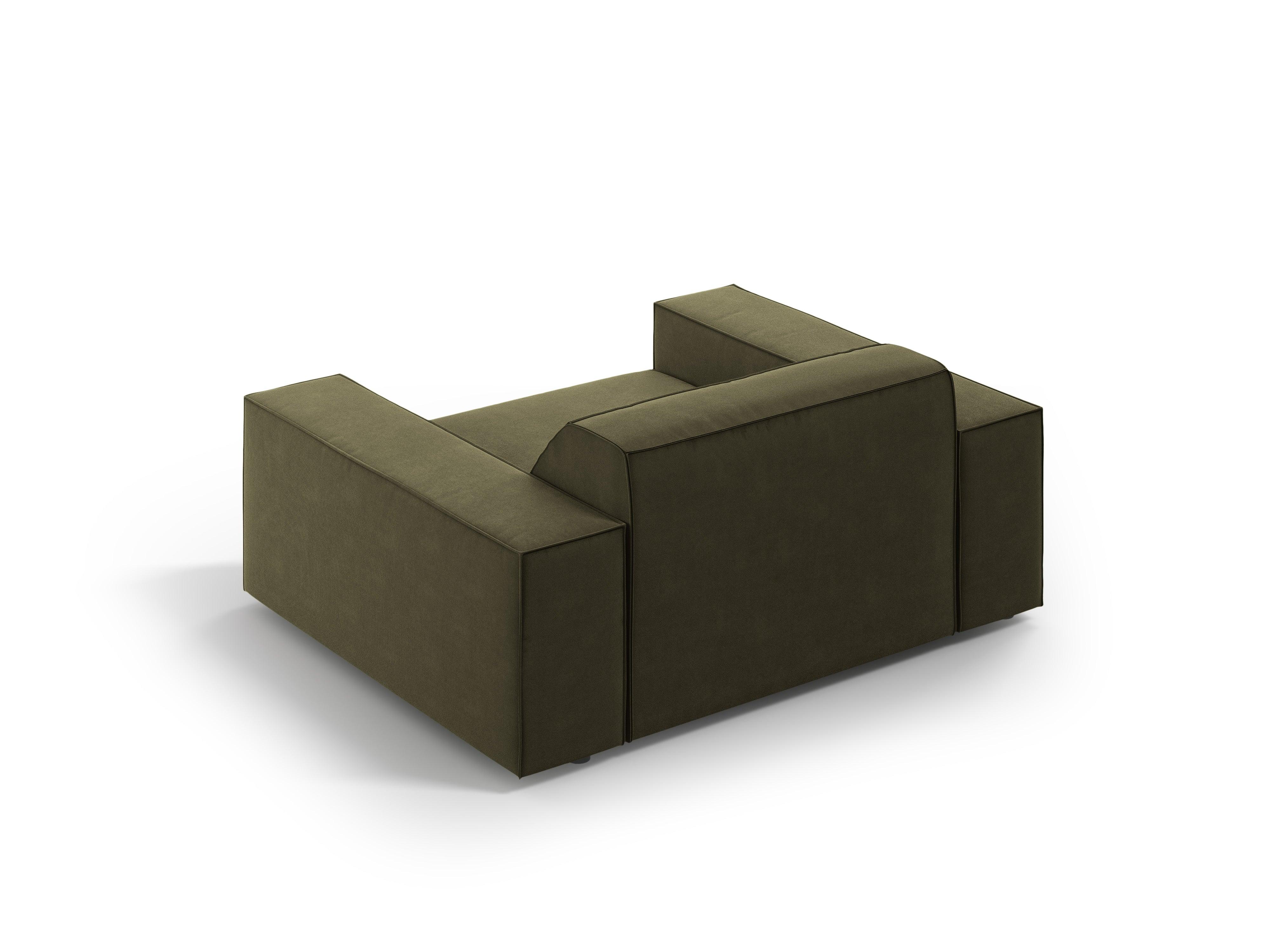 Fotel aksamitny JODIE zielony Micadoni Eye on Design