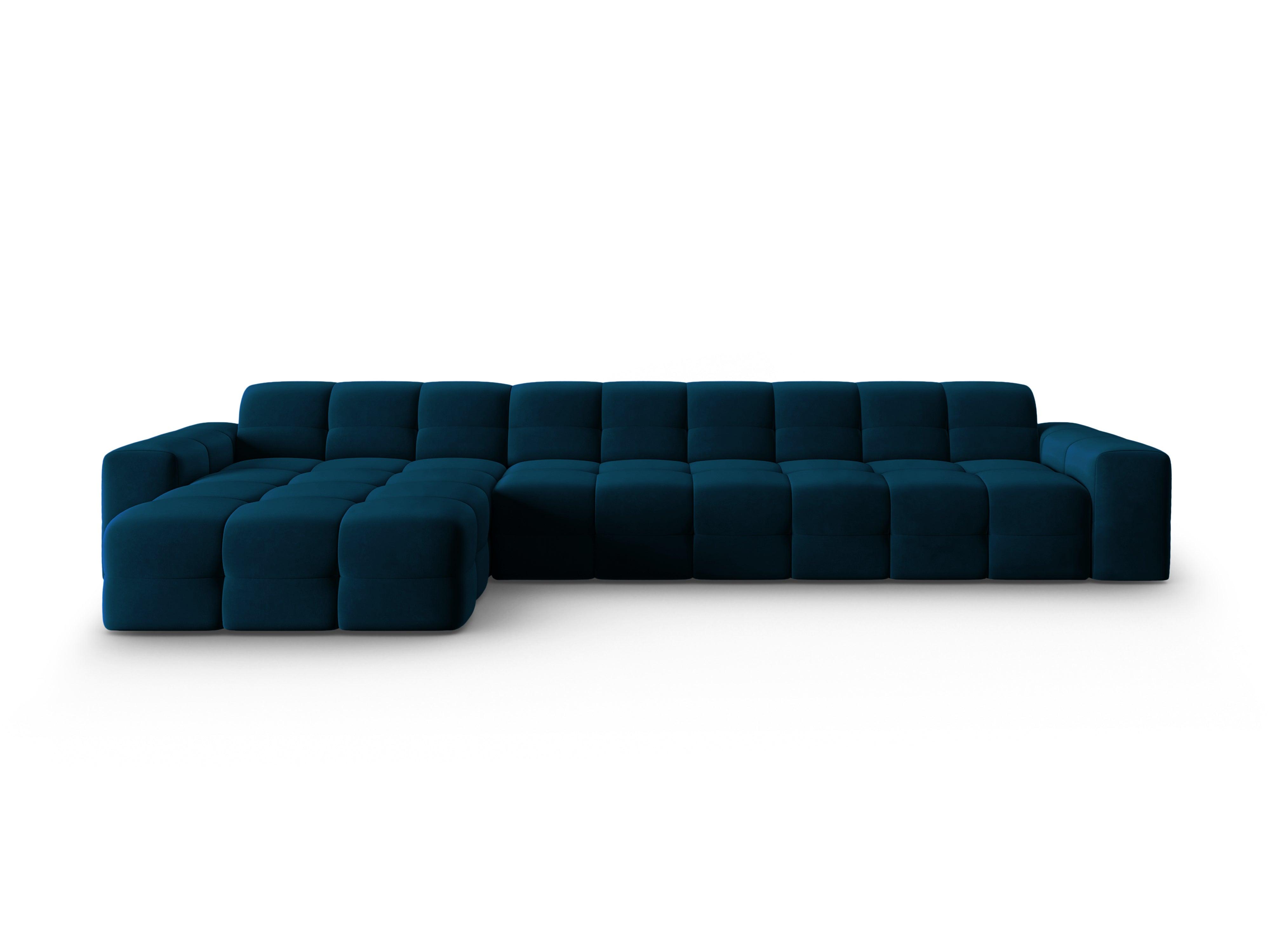 Narożnik lewostronny 5-osobowy KENDAL granatowy Micadoni Eye on Design