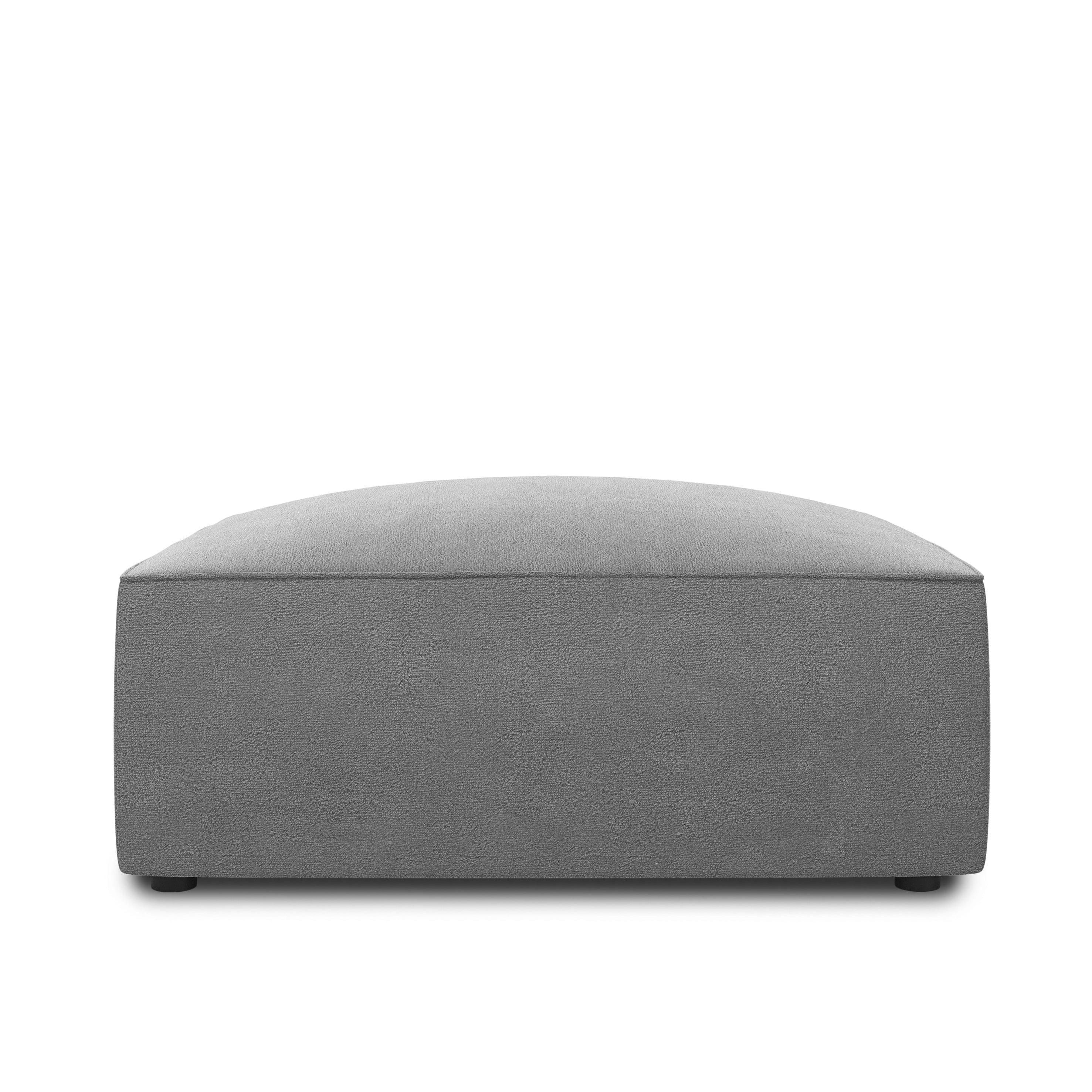 Puf aksamitny RUBY szary Micadoni Eye on Design