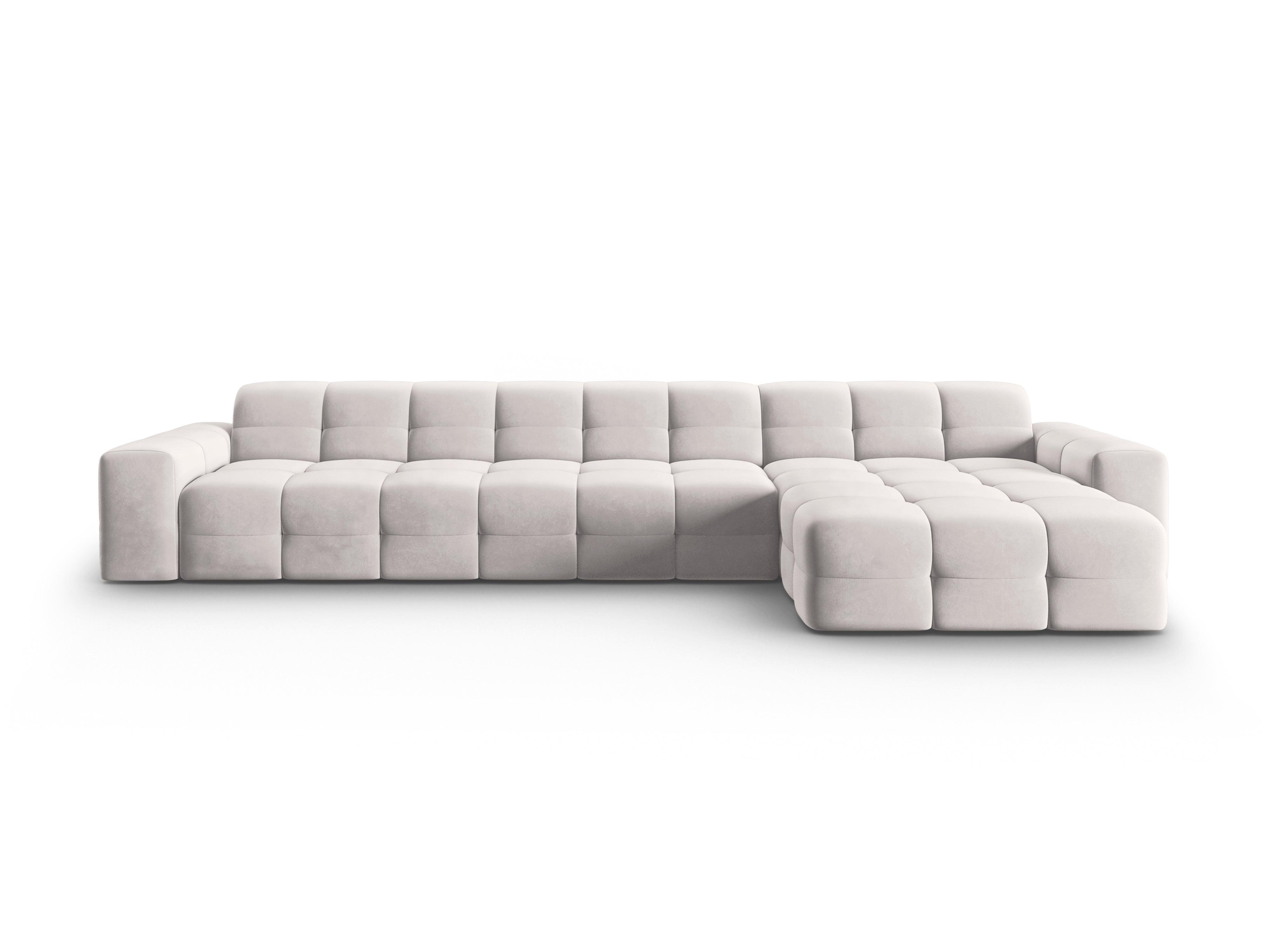 Narożnik prawostronny 5-osobowy KENDAL jasnoszary Micadoni Eye on Design