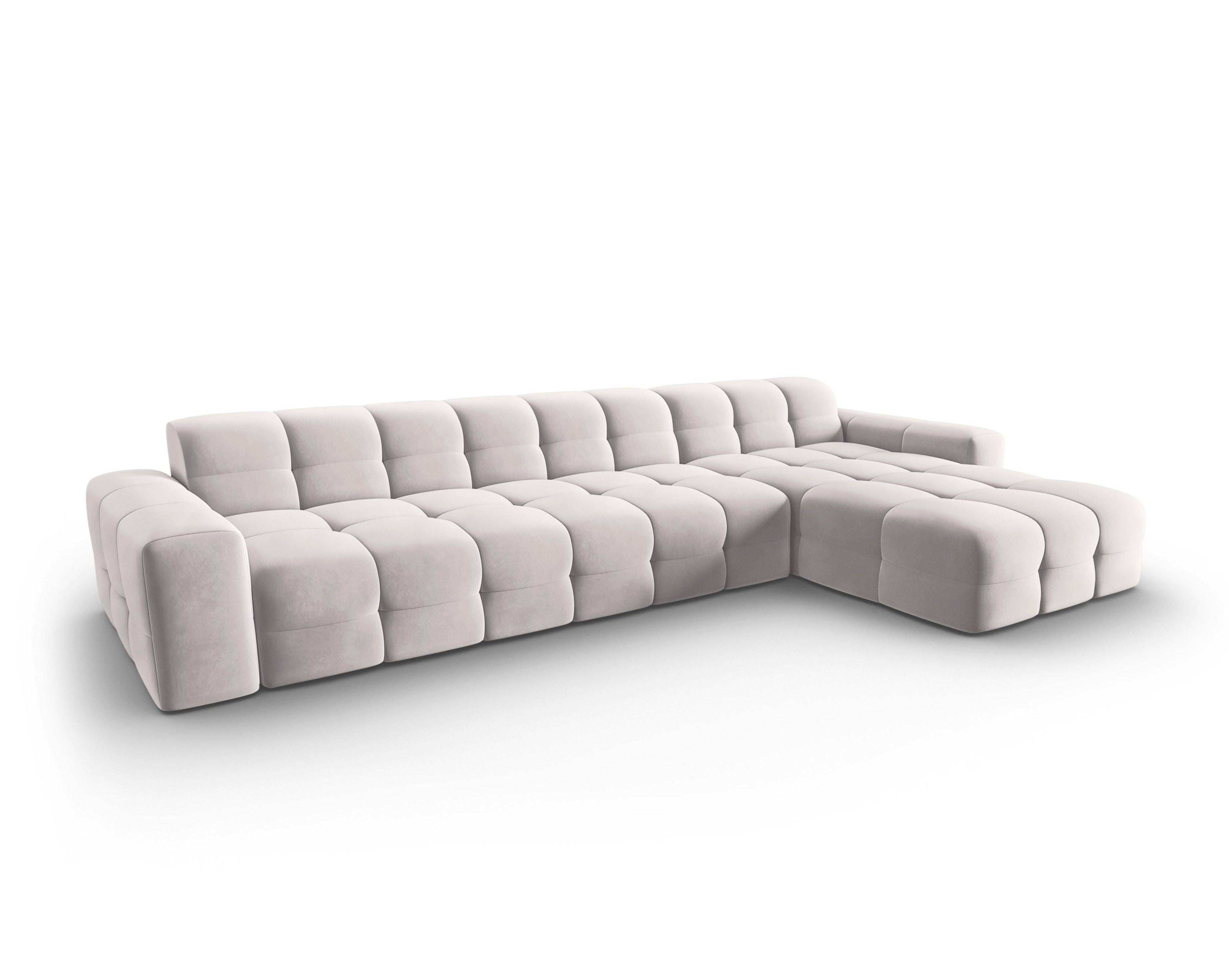 Narożnik prawostronny 5-osobowy KENDAL jasnoszary Micadoni Eye on Design