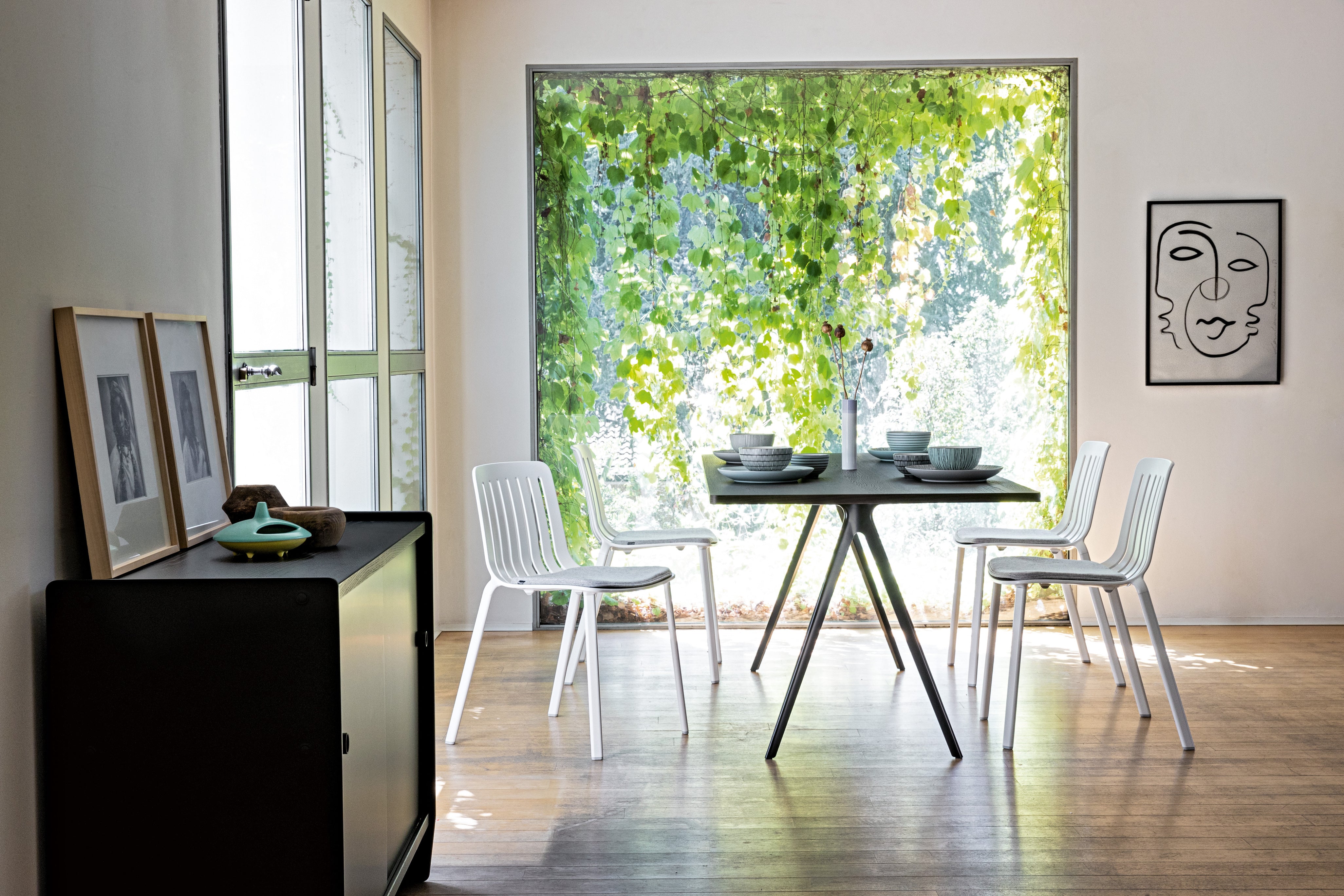 Krzesło zewnętrzne PLATO biały Magis Eye on Design