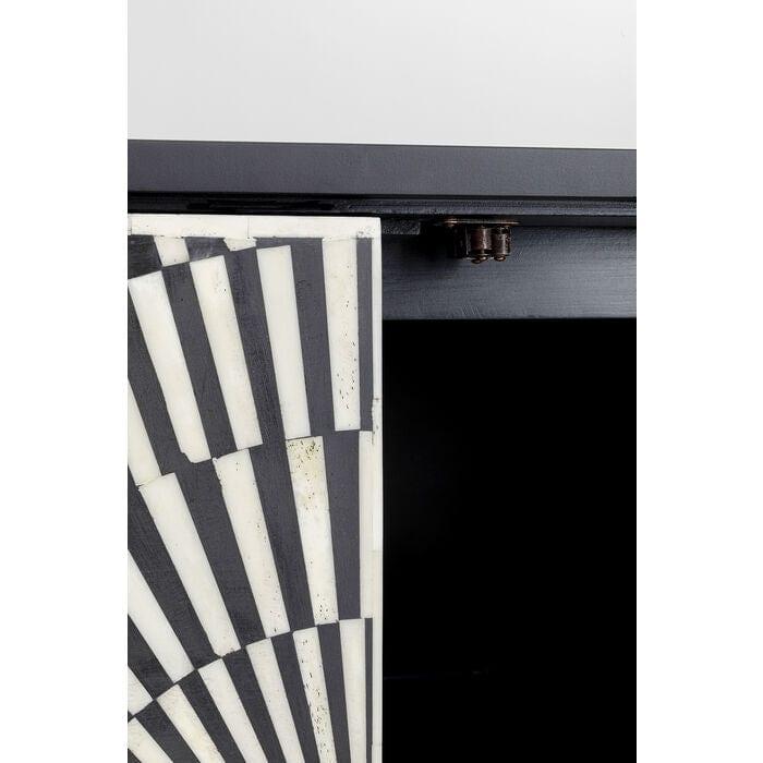 Komoda ELECTRO czarny ze złotymi detalami Kare Design Eye on Design