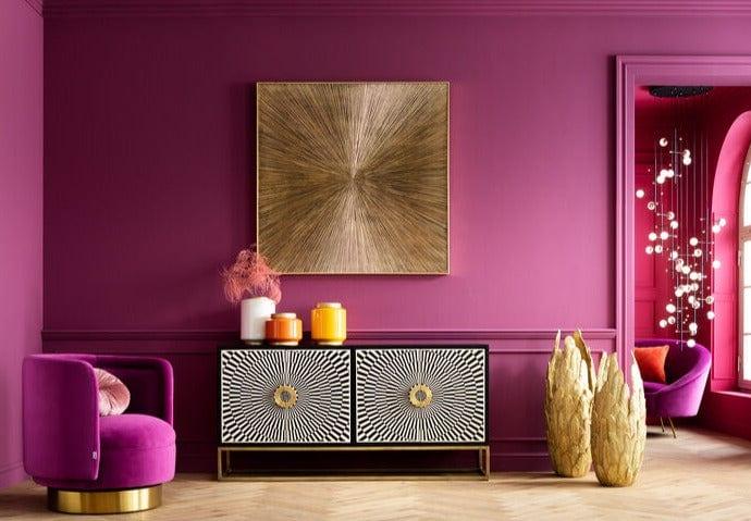 Komoda ELECTRO czarny ze złotymi detalami Kare Design Eye on Design