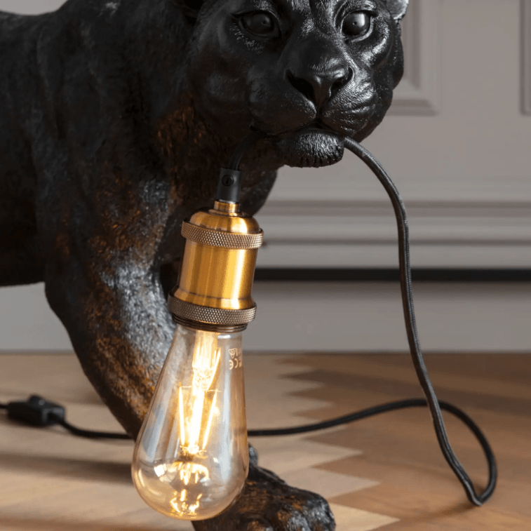 Lampa w kształcie czarnej pantery Kare Design Eye on Design