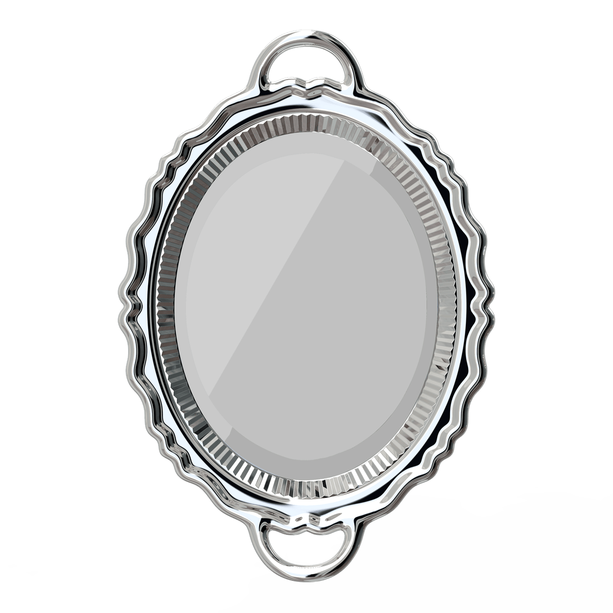 Lustro PLATEAU srebrny Qeeboo Eye on Design