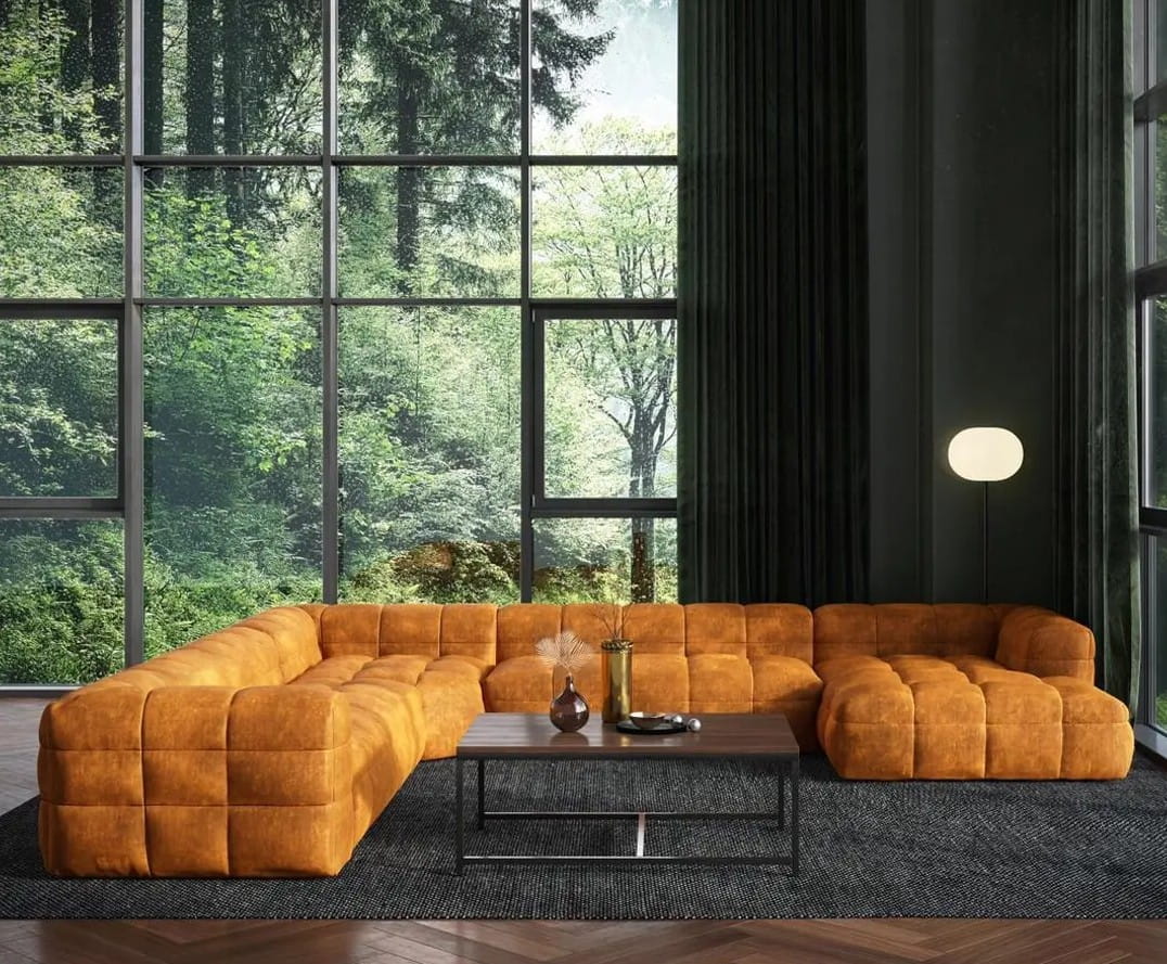 Narożnik w kształcie U MICHELLE - rozmiar i kolor do wyboru Nordic Line Eye on Design