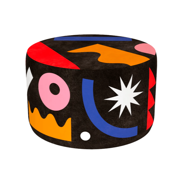 Puf LANDSCAPE czarny Qeeboo Eye on Design