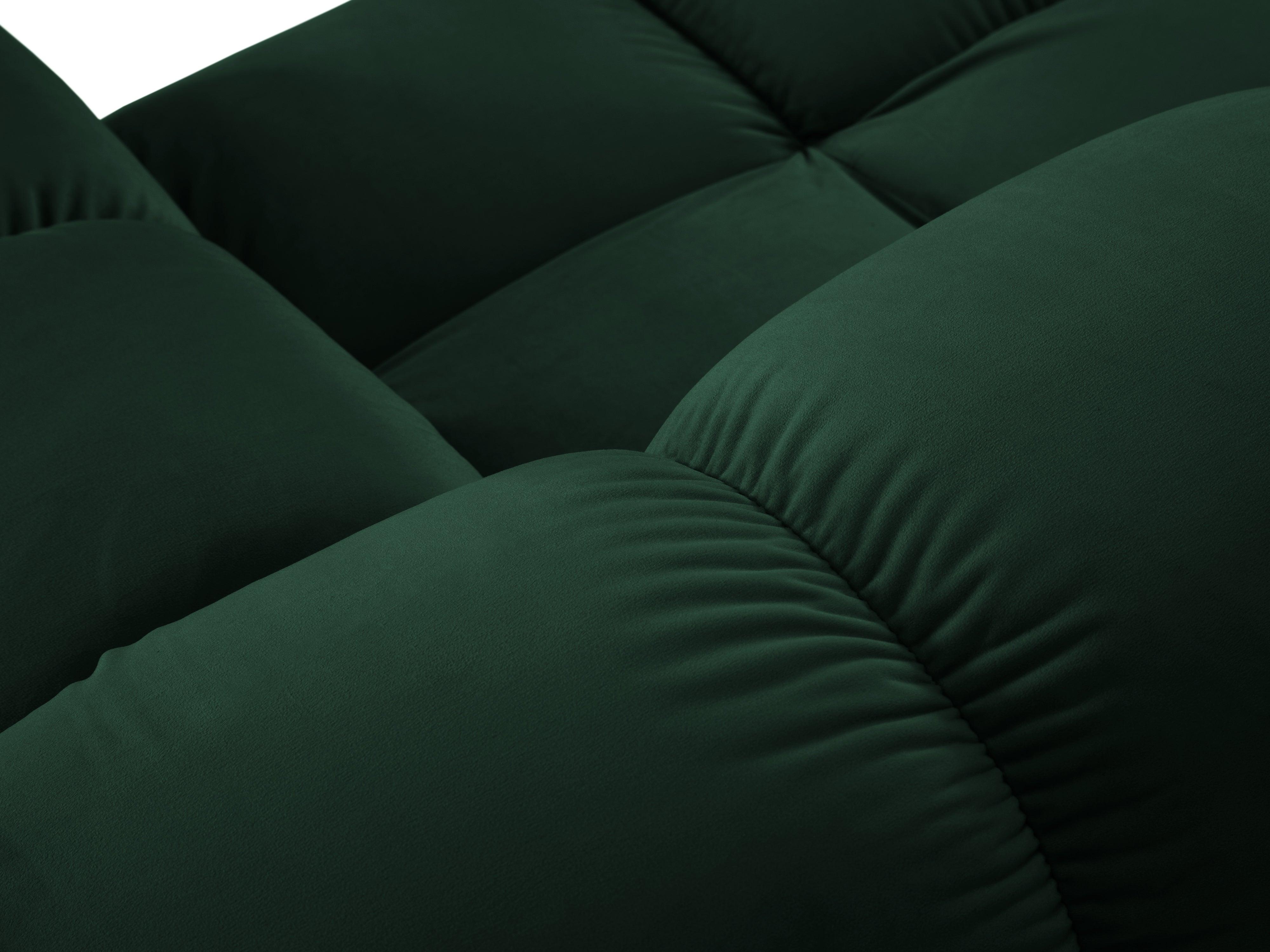 Sofa aksamitna 2-osobowa TROPEA butelkowa zieleń Milo Casa Eye on Design
