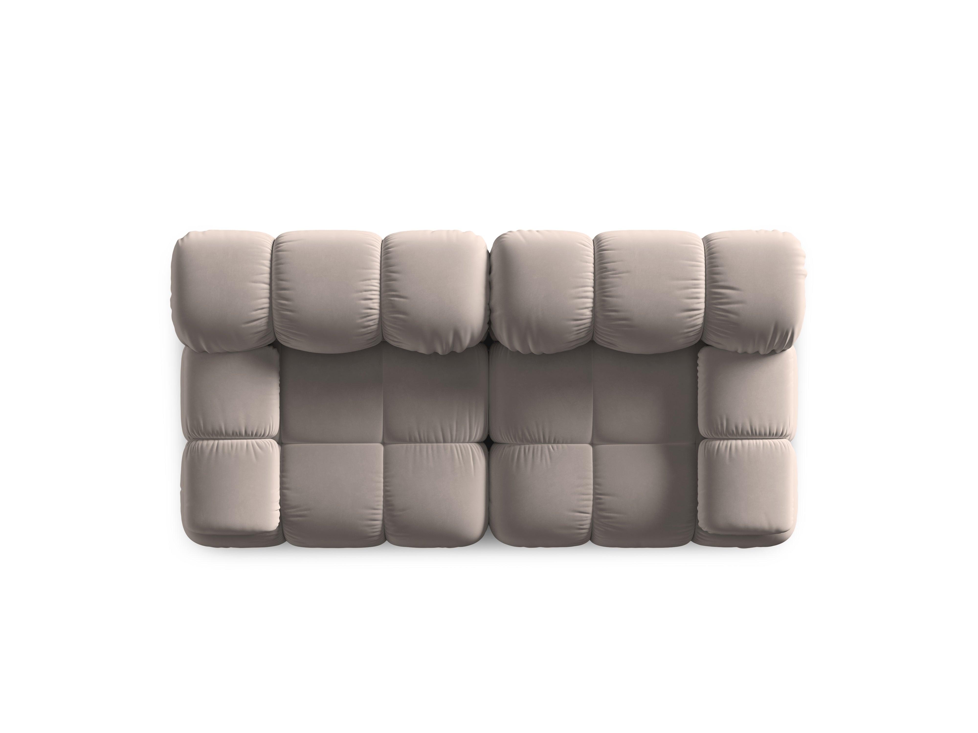 Sofa aksamitna 2-osobowa TROPEA cappuccino Milo Casa Eye on Design