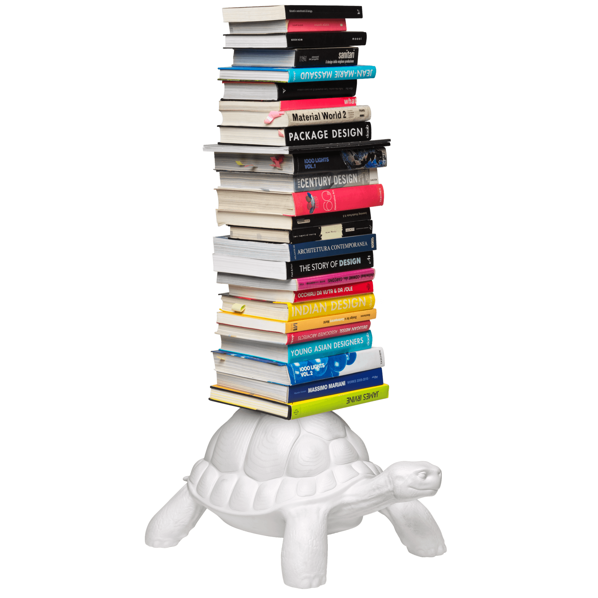 Szafka na książki TURTLE CARRY biała Qeeboo Eye on Design