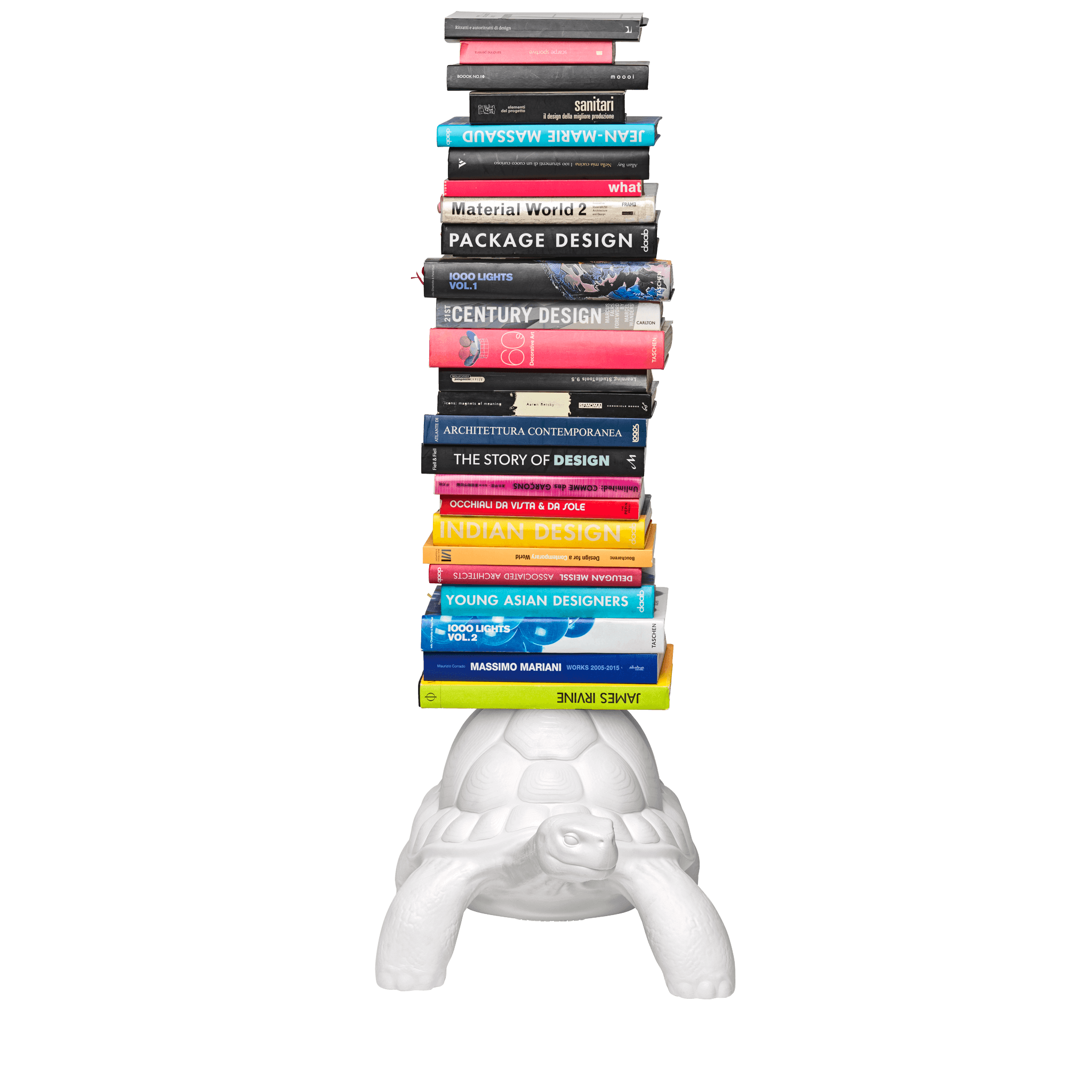 Szafka na książki TURTLE CARRY biała Qeeboo Eye on Design