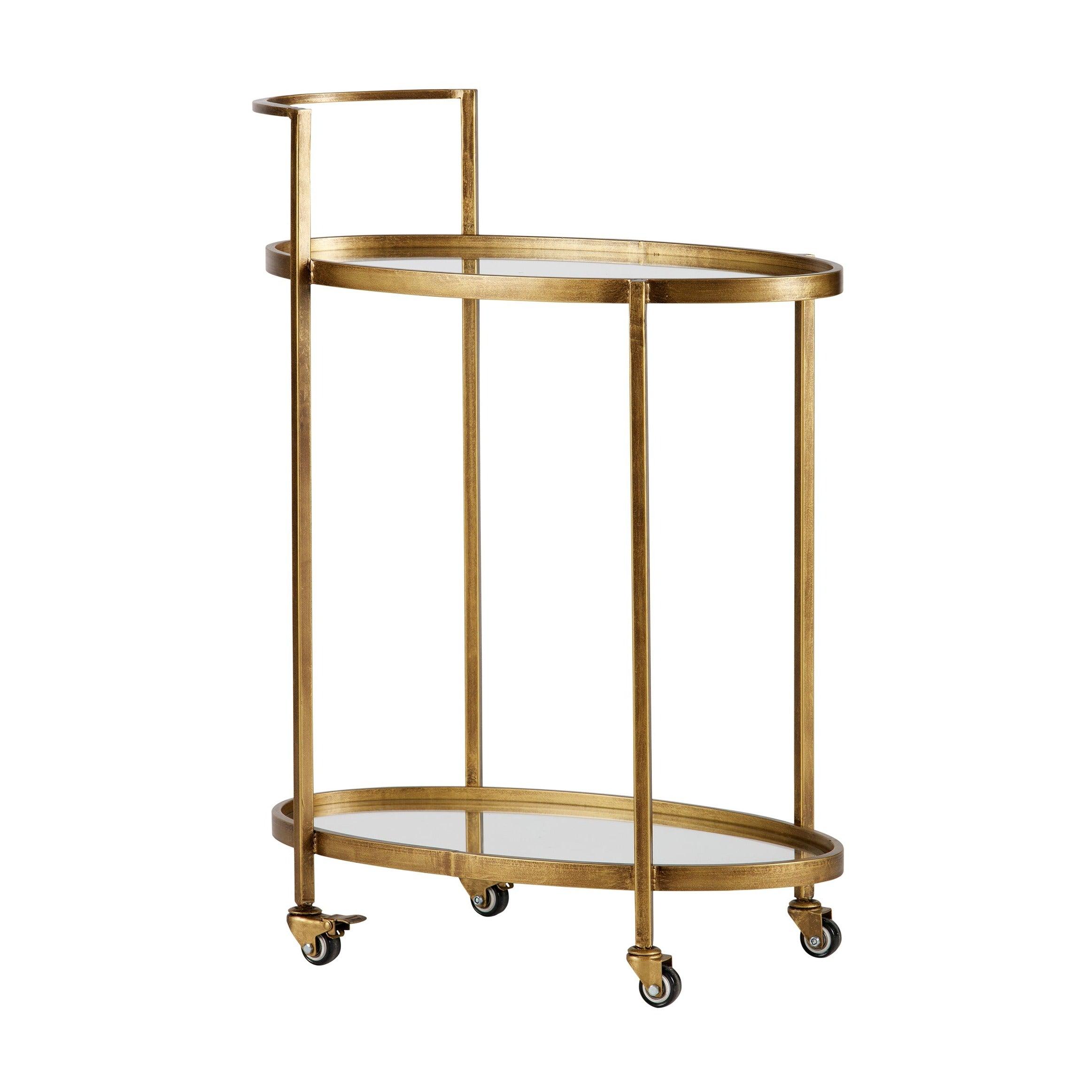 Wózek barowy PUSH antyczny mosiądz Be Pure Eye on Design