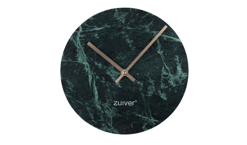 Zegar MARBLE TIME zielony Zuiver Eye on Design