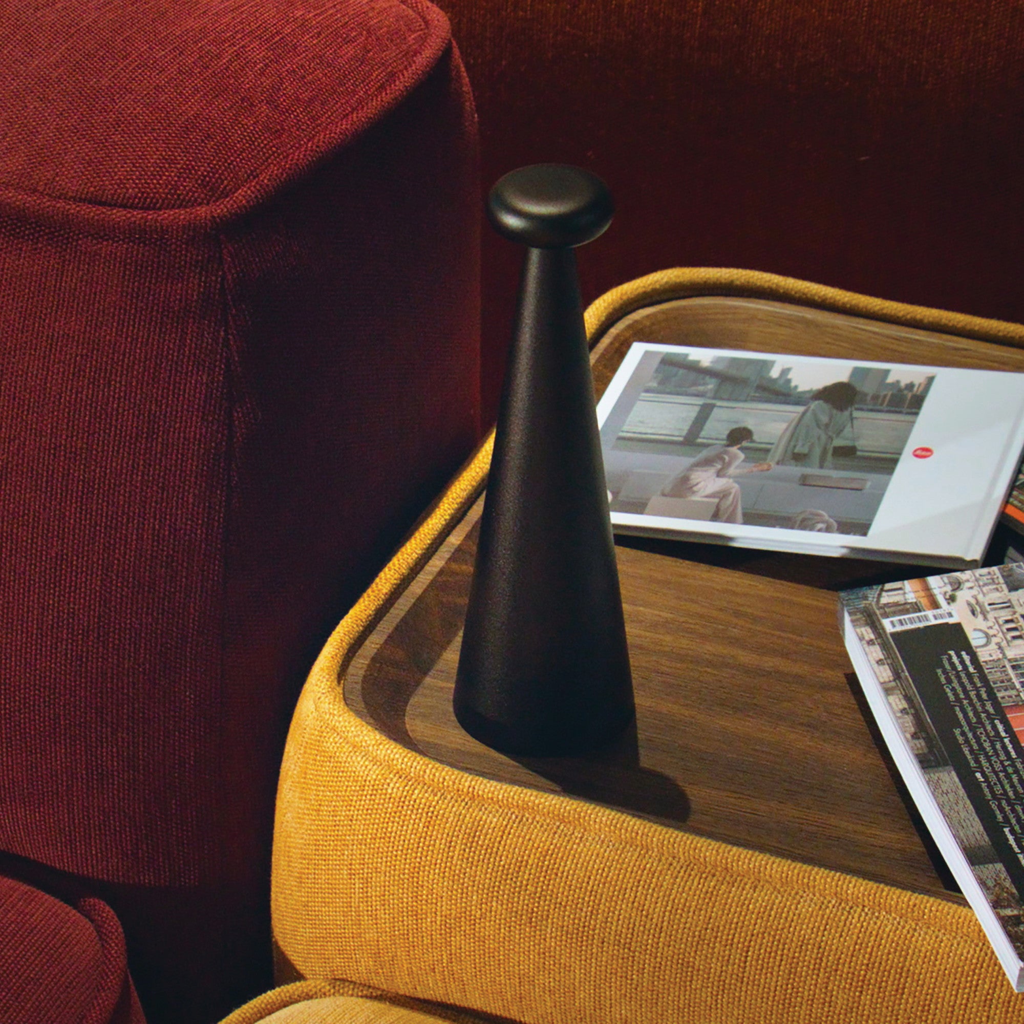 Lampa przenośna LED BEDIN brązowy