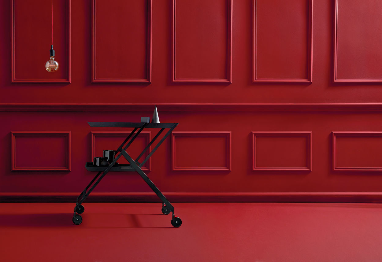 Skládací vozík na kolečkách PLICO černý