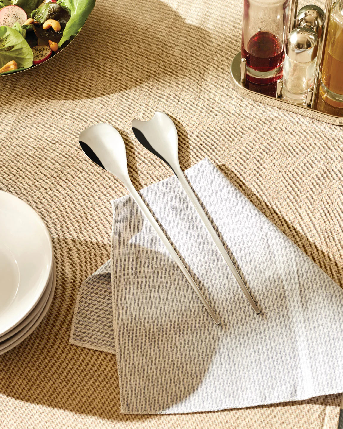 Příbory na salát HUMAN COLLECTION nerezová ocel