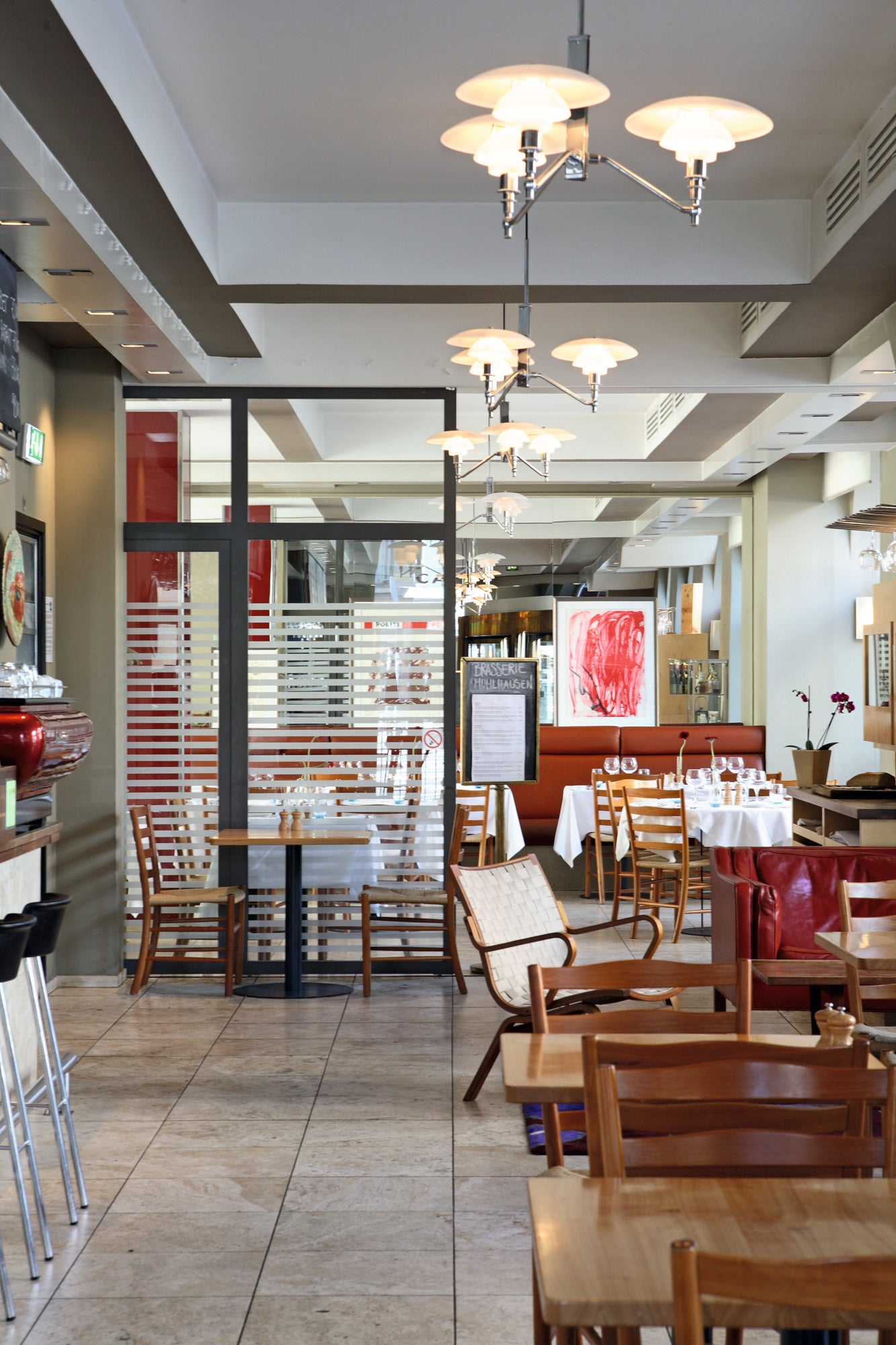 Pendant lamp PH 3/2 ACADEMY white with chrome finish