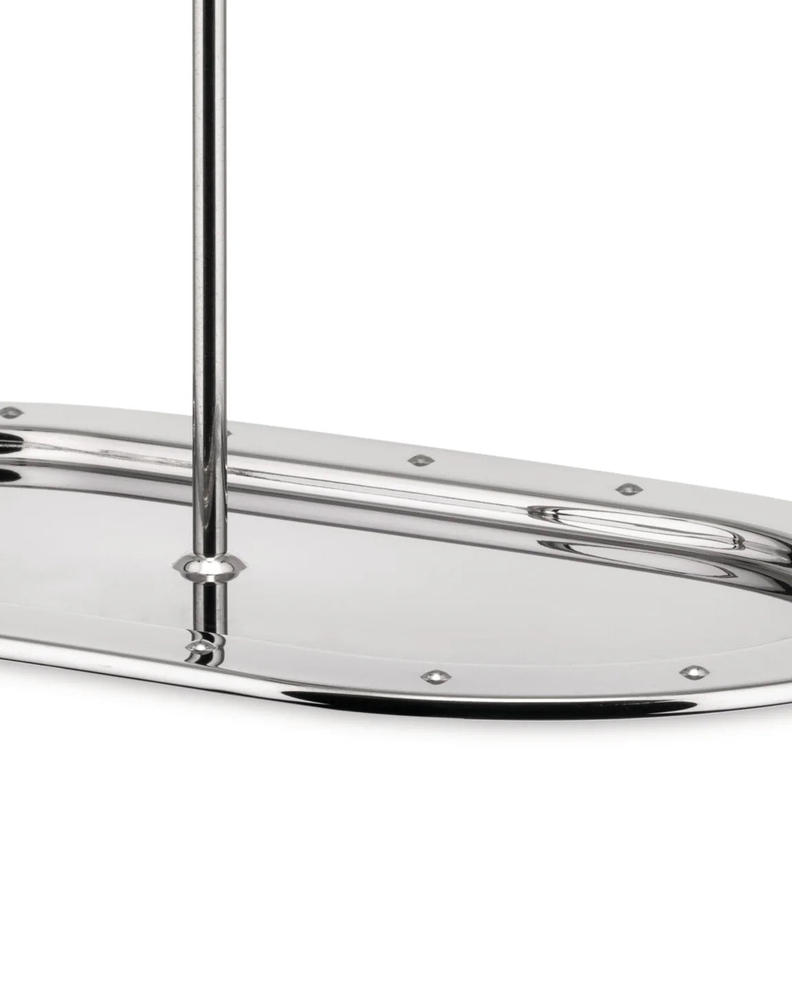 Stříbrný tác MG34 s černým detailem