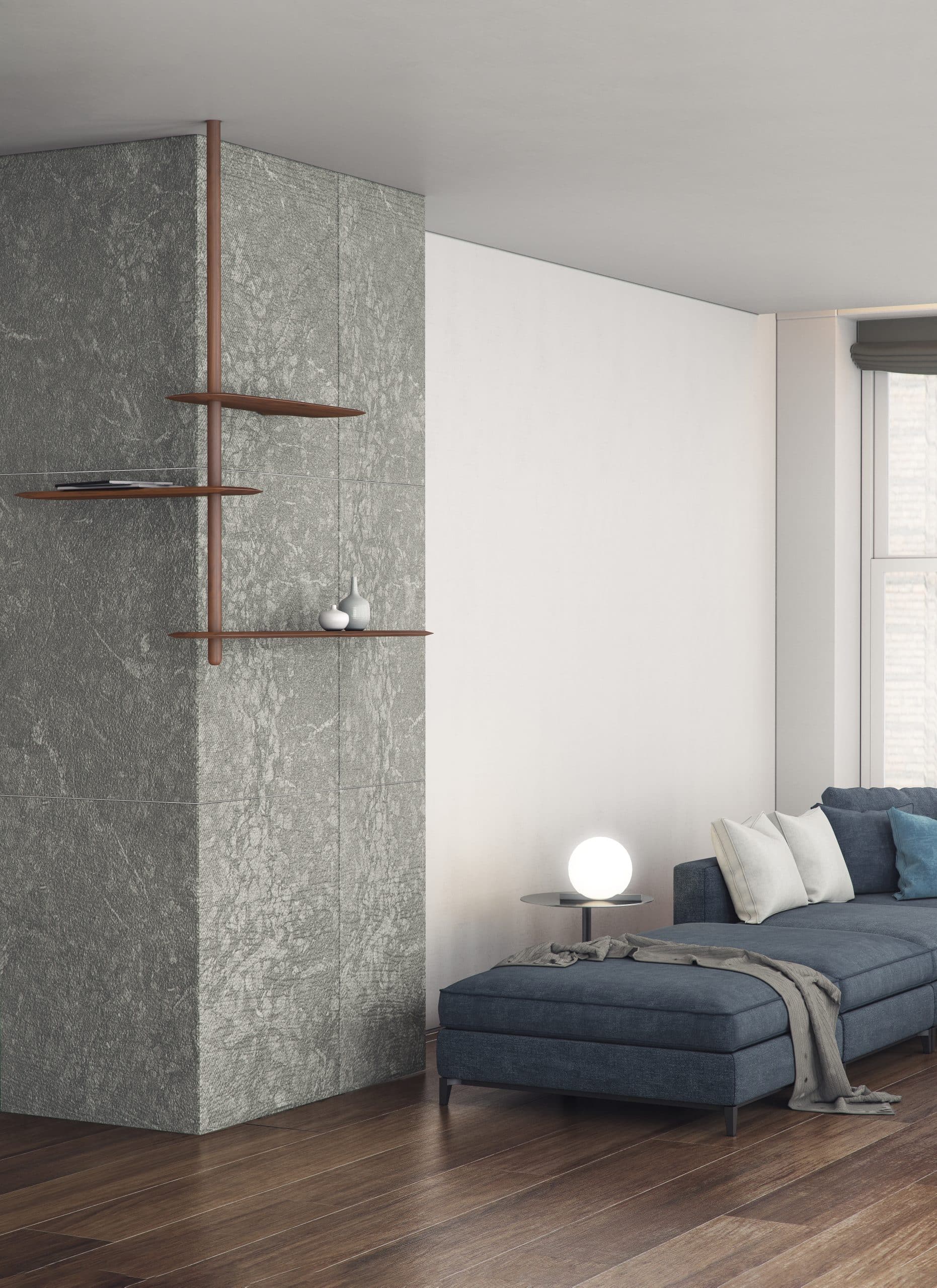 UNICA Wall Shelf - CONFIGURATION 05 Walnut Veneer