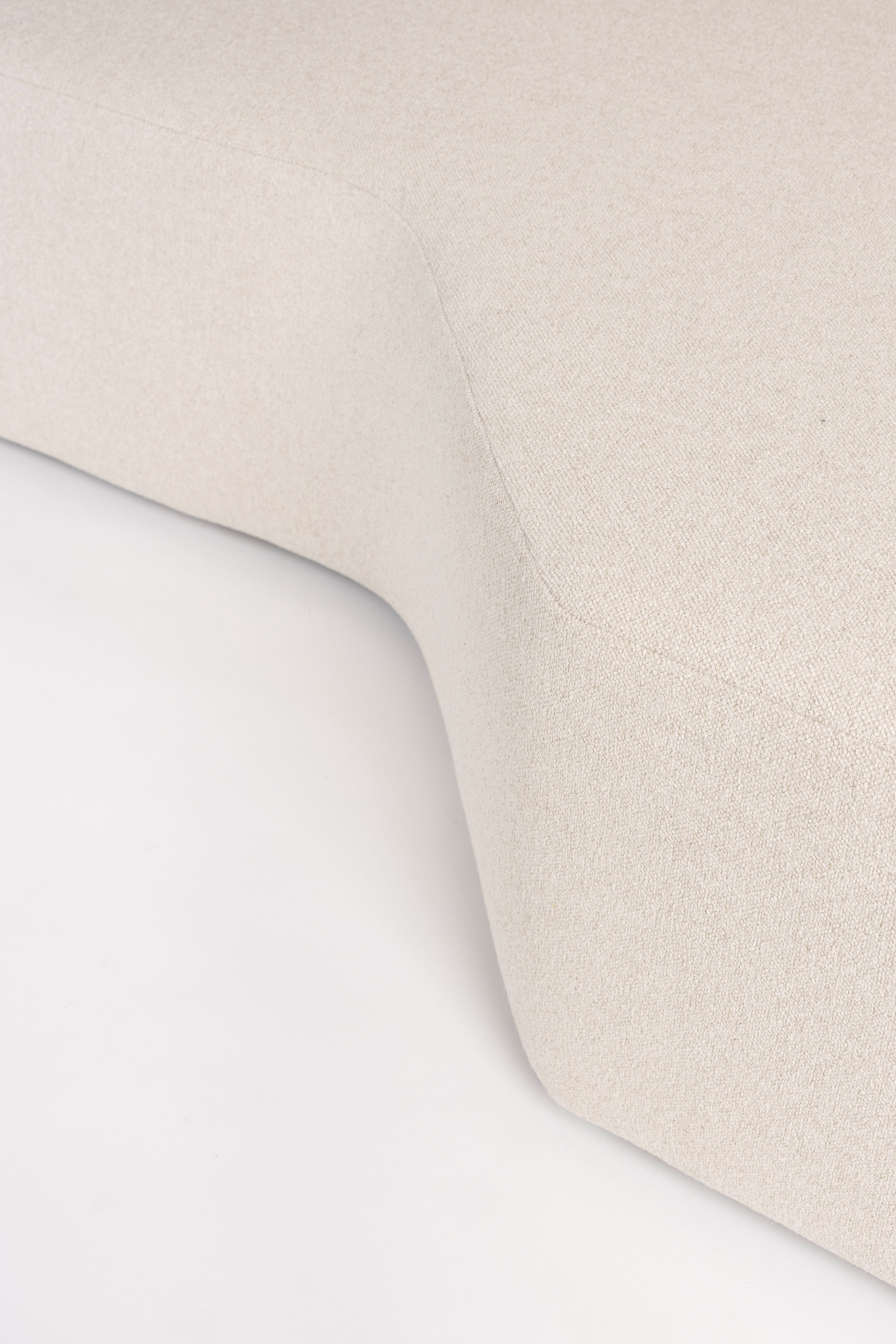 Sofa modułowa PROSPER - szezlong lewostronny piaskowy