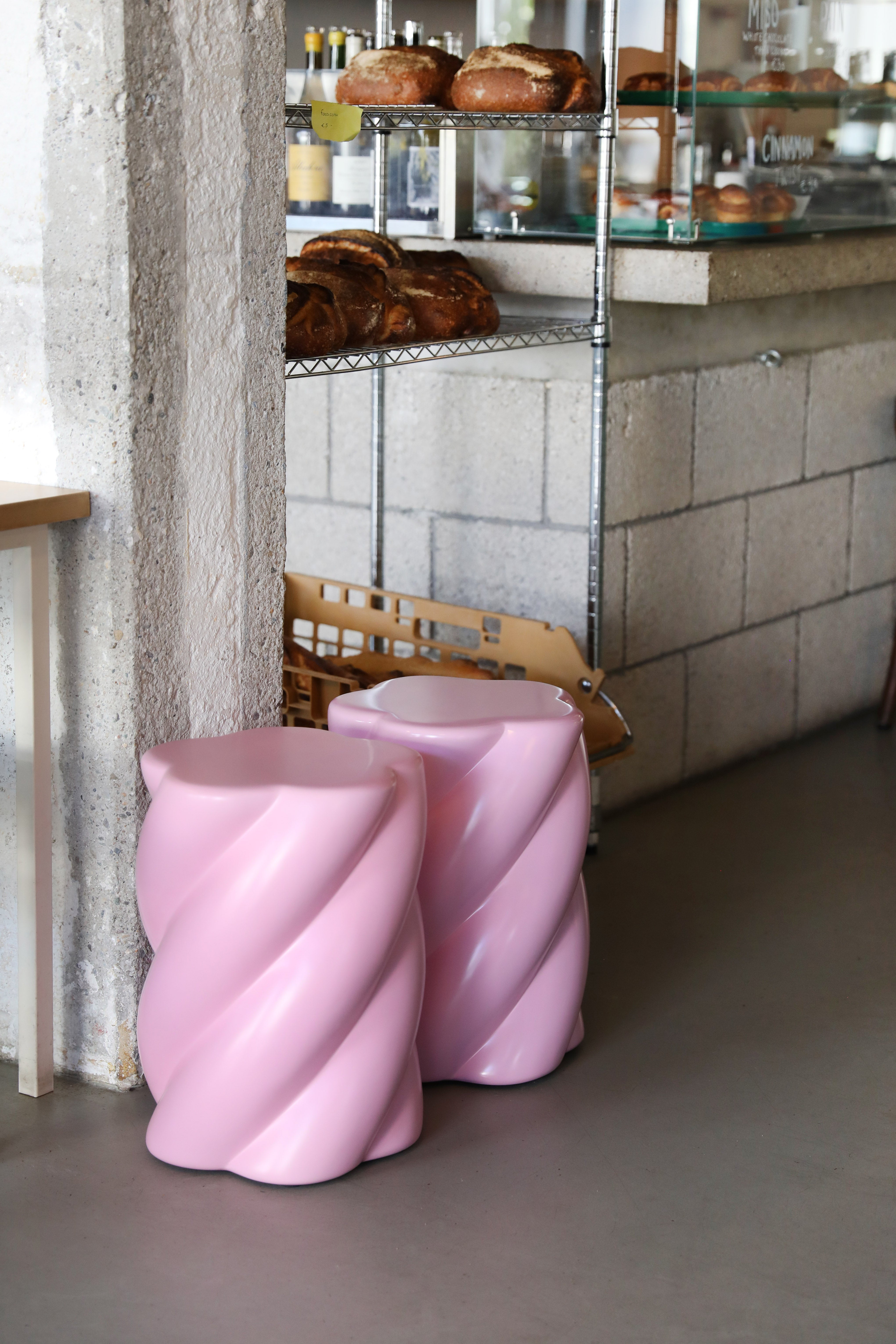 MARSHMALLOW Stool Pink