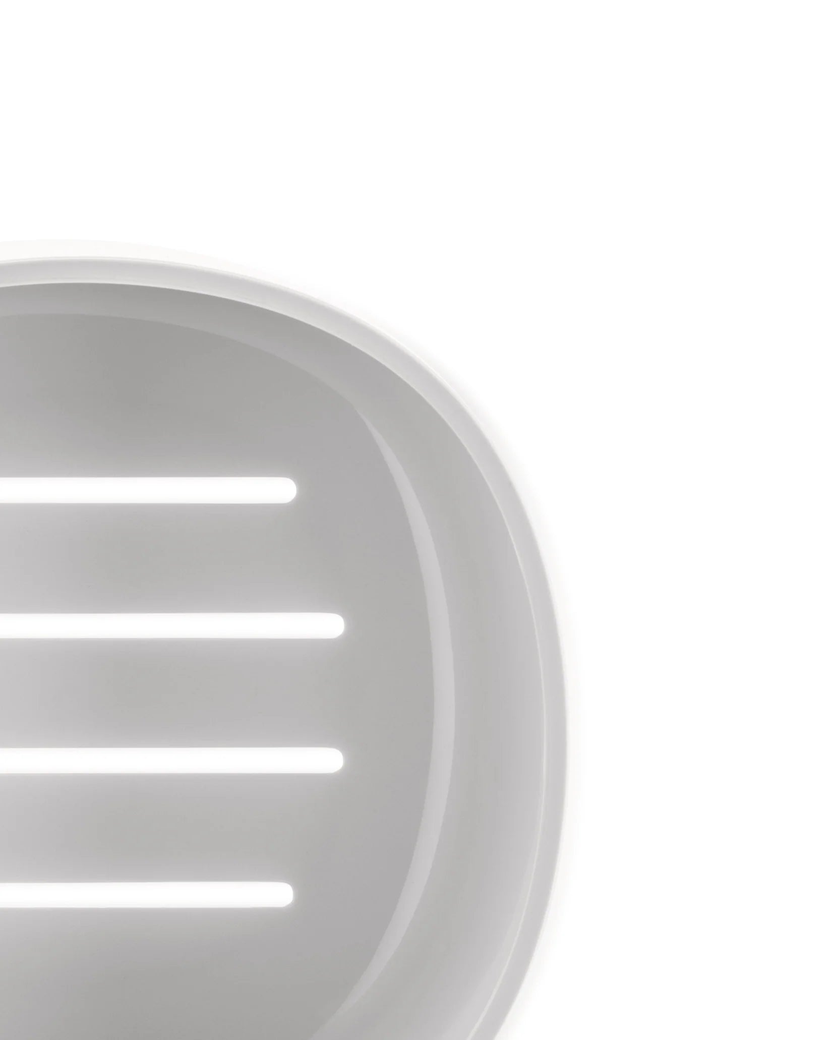 Polička s přísavkou BIRILLO bílá